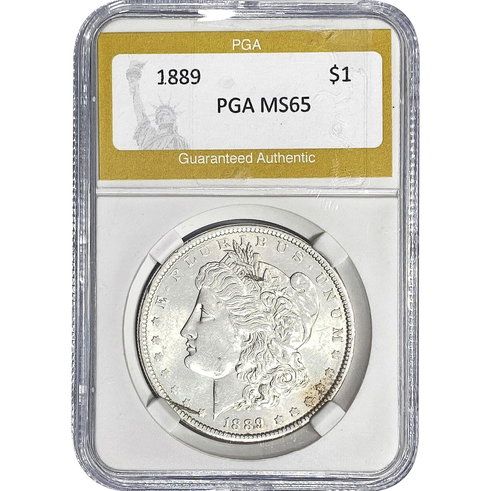 1889 Morgan Silver Dollar PGA MS65 (1 of 2)