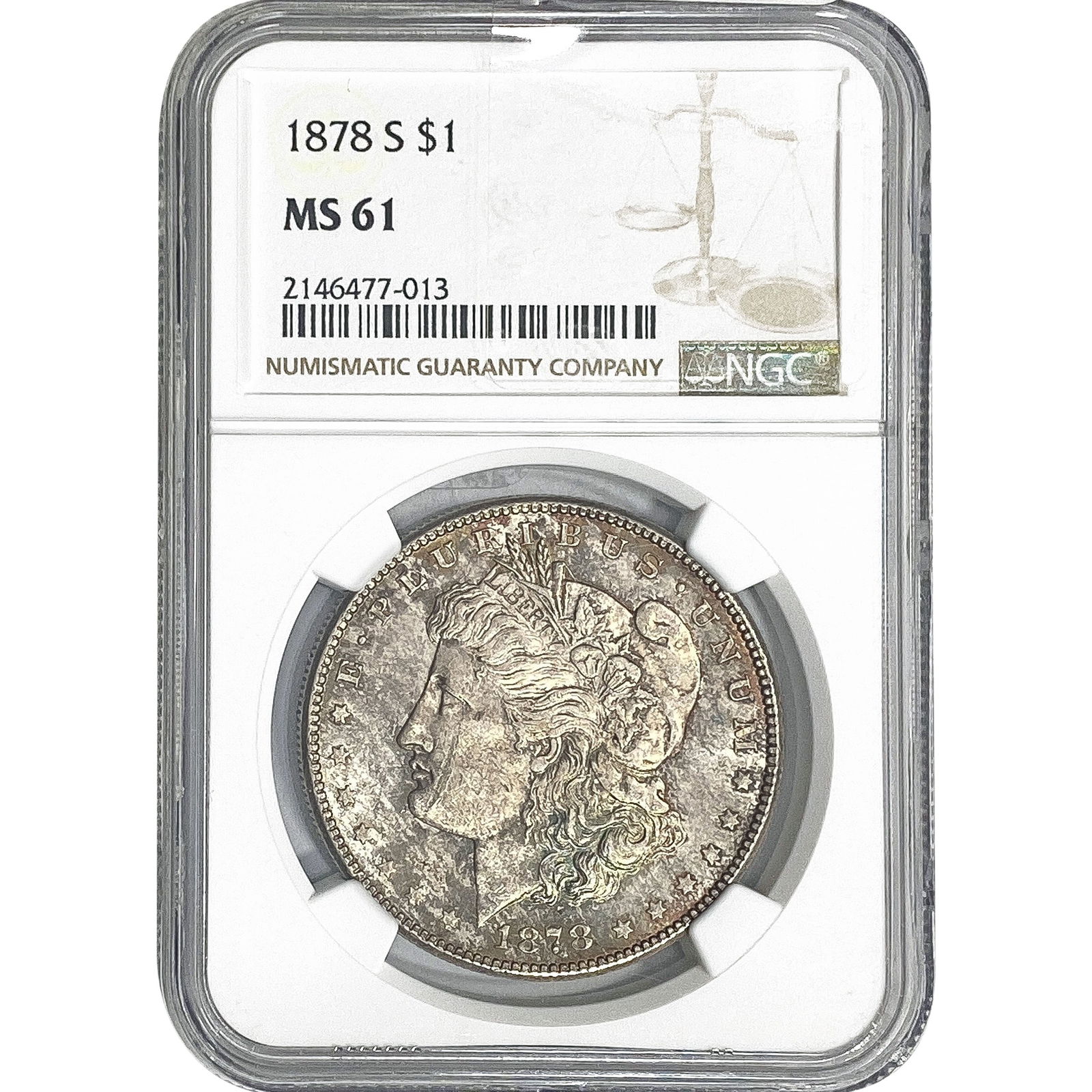 1878-S Morgan Silver Dollar NGC MS61 (1 of 2)