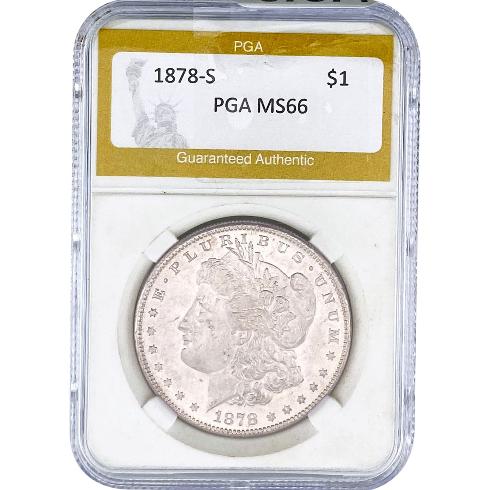 1878-S Morgan Silver Dollar PGA MS66 (1 of 2)