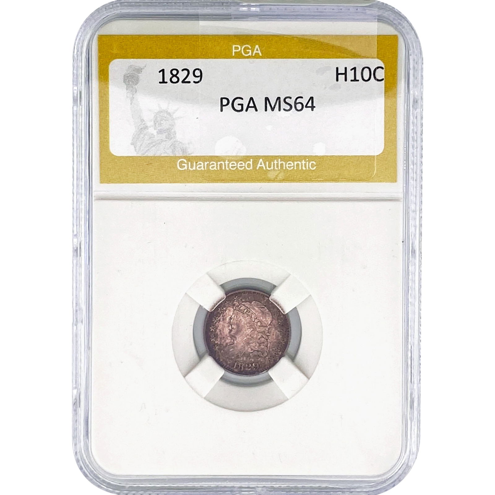 1829 Capped Bust Half Dime PGA MS64 (1 of 2)