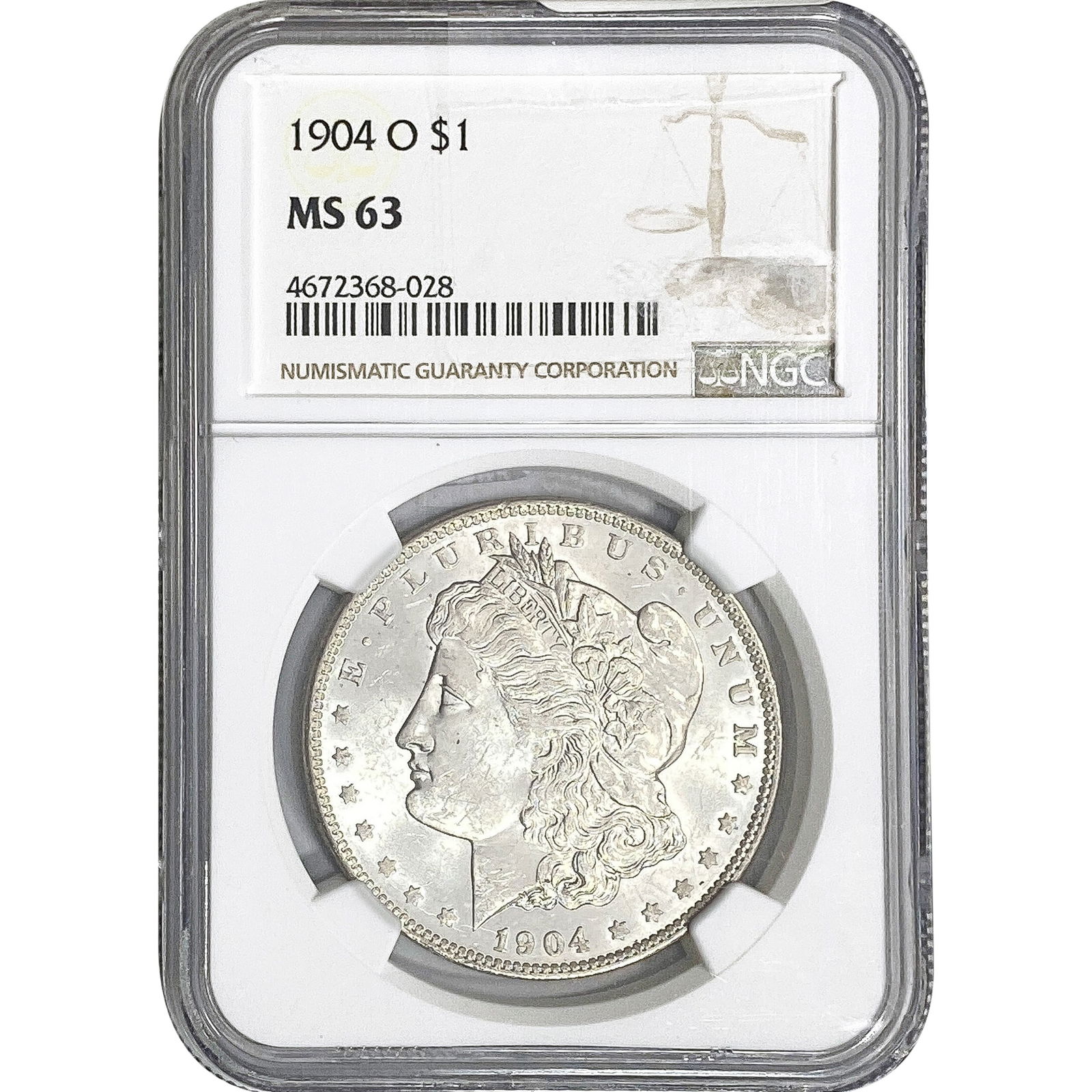 1904-O Morgan Silver Dollar NGC MS63 (1 of 2)