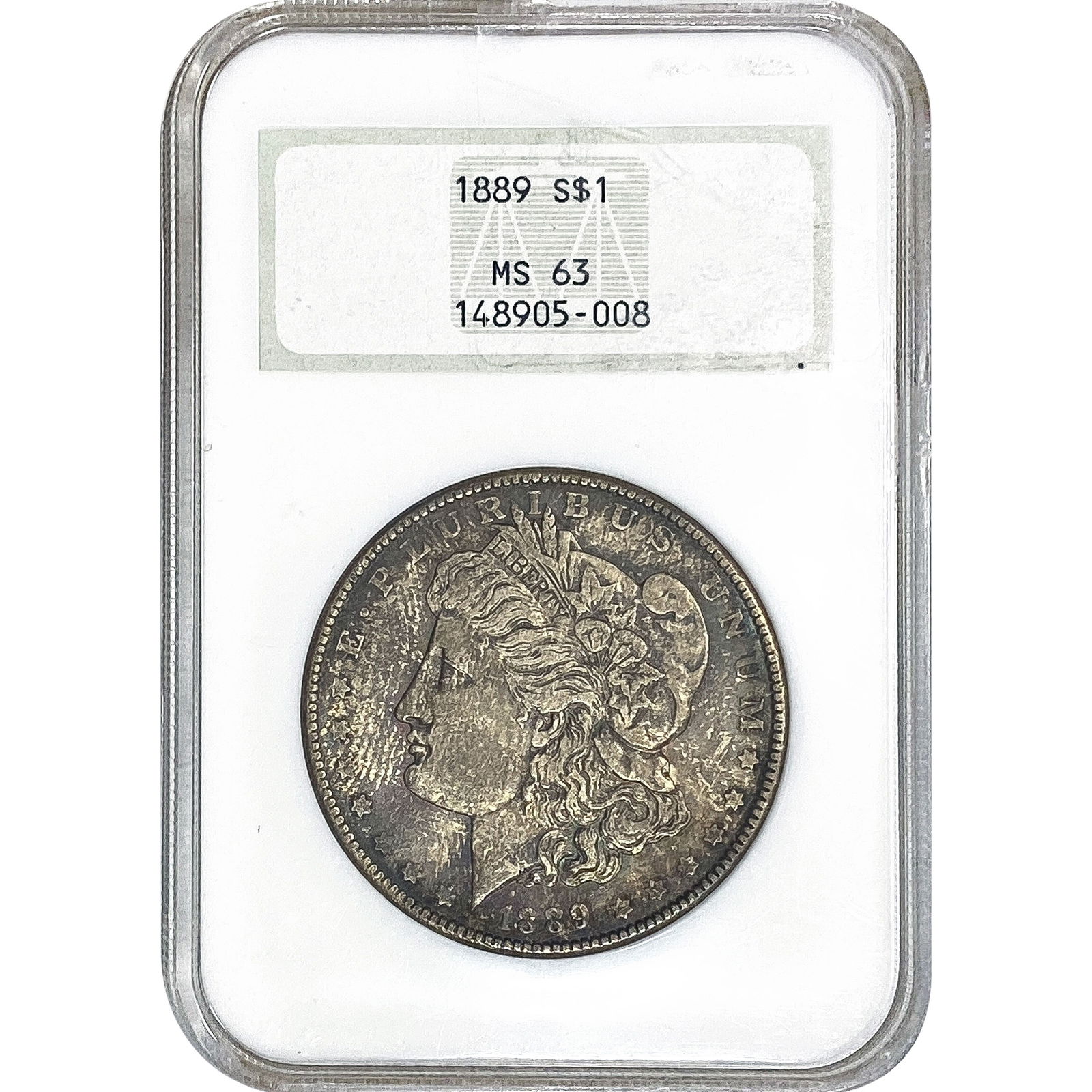 1889 Morgan Silver Dollar NGC MS63 (1 of 2)