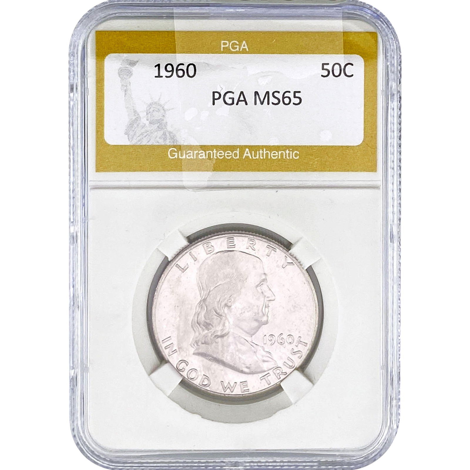 1960 Franklin Half Dollar PGA MS65 (1 of 2)