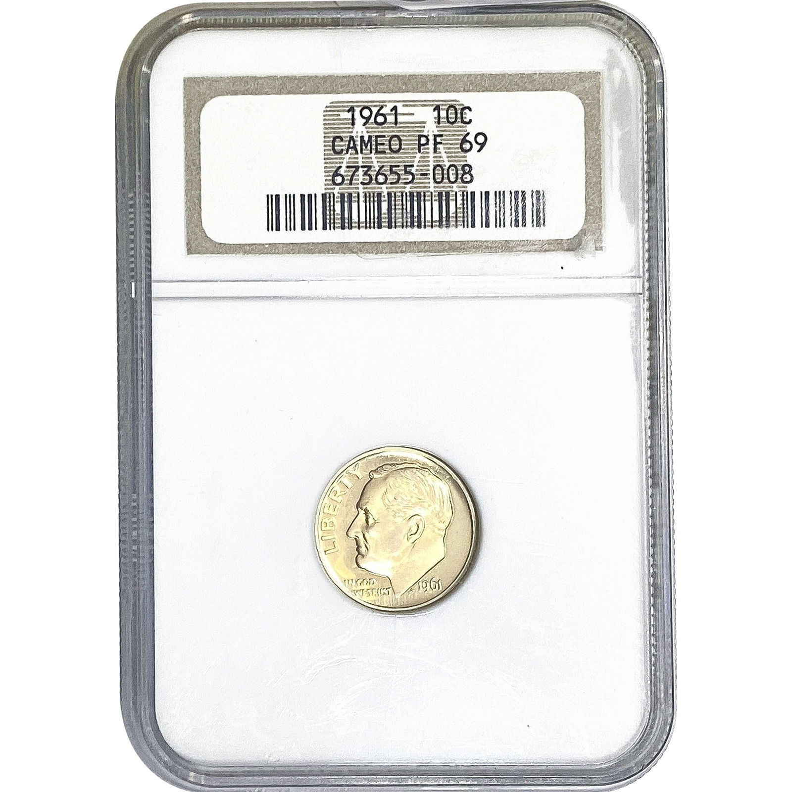 1961 Cameo Roosevelt Dime NGC PF69 (1 of 2)