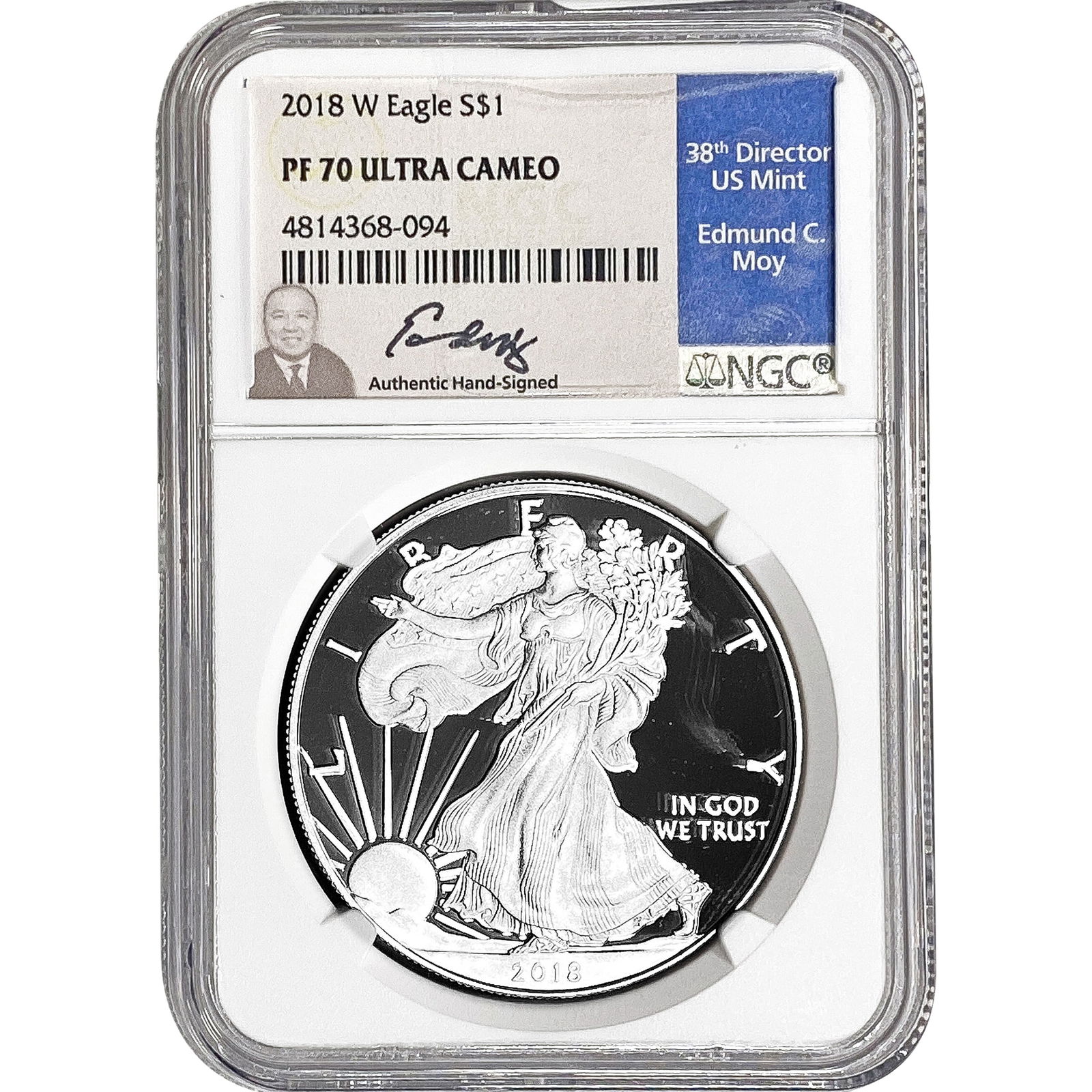 2018-W Silver Eagle NGC PF70 Ultra Cameo (1 of 2)