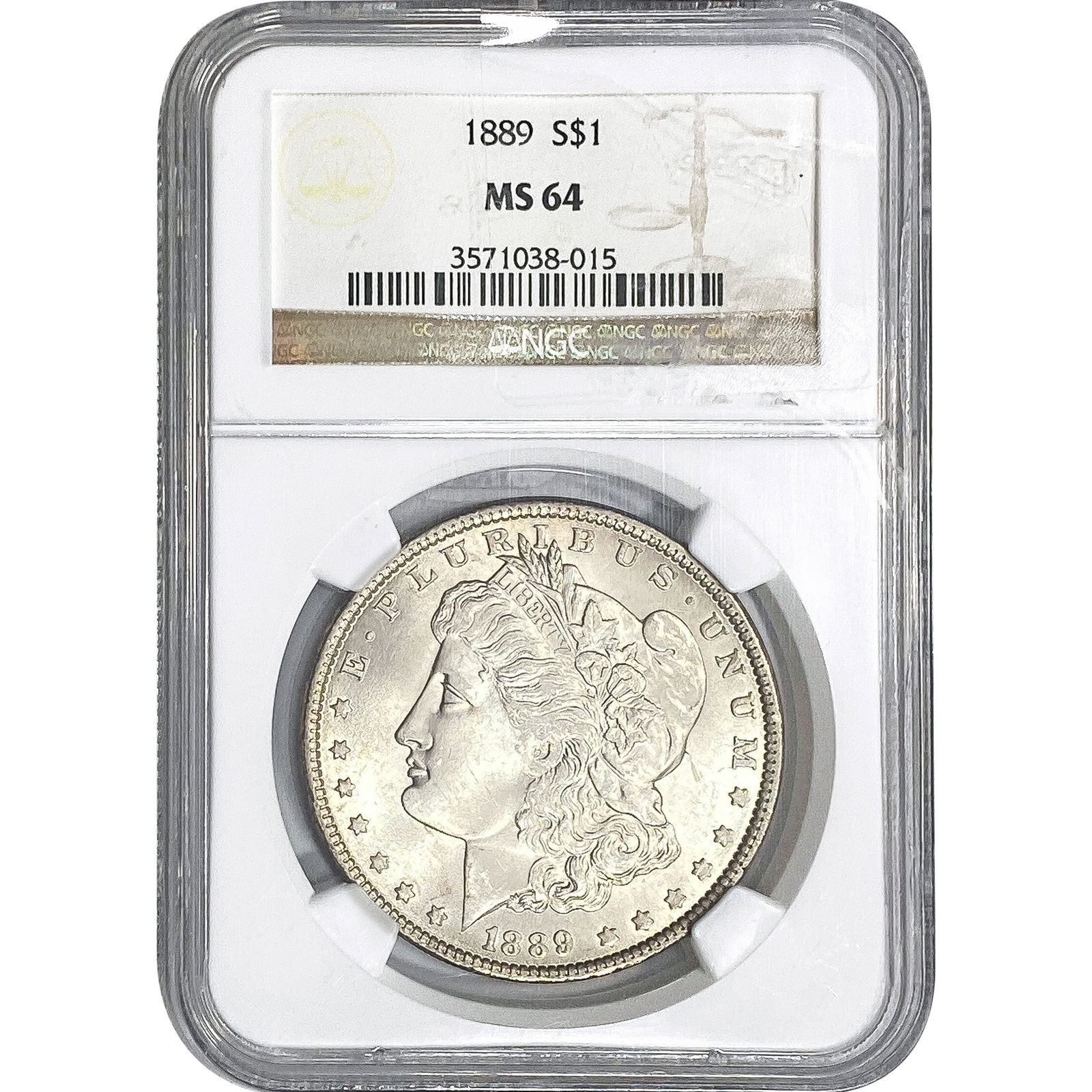 1889 Morgan Silver Dollar NGC MS64 (1 of 2)