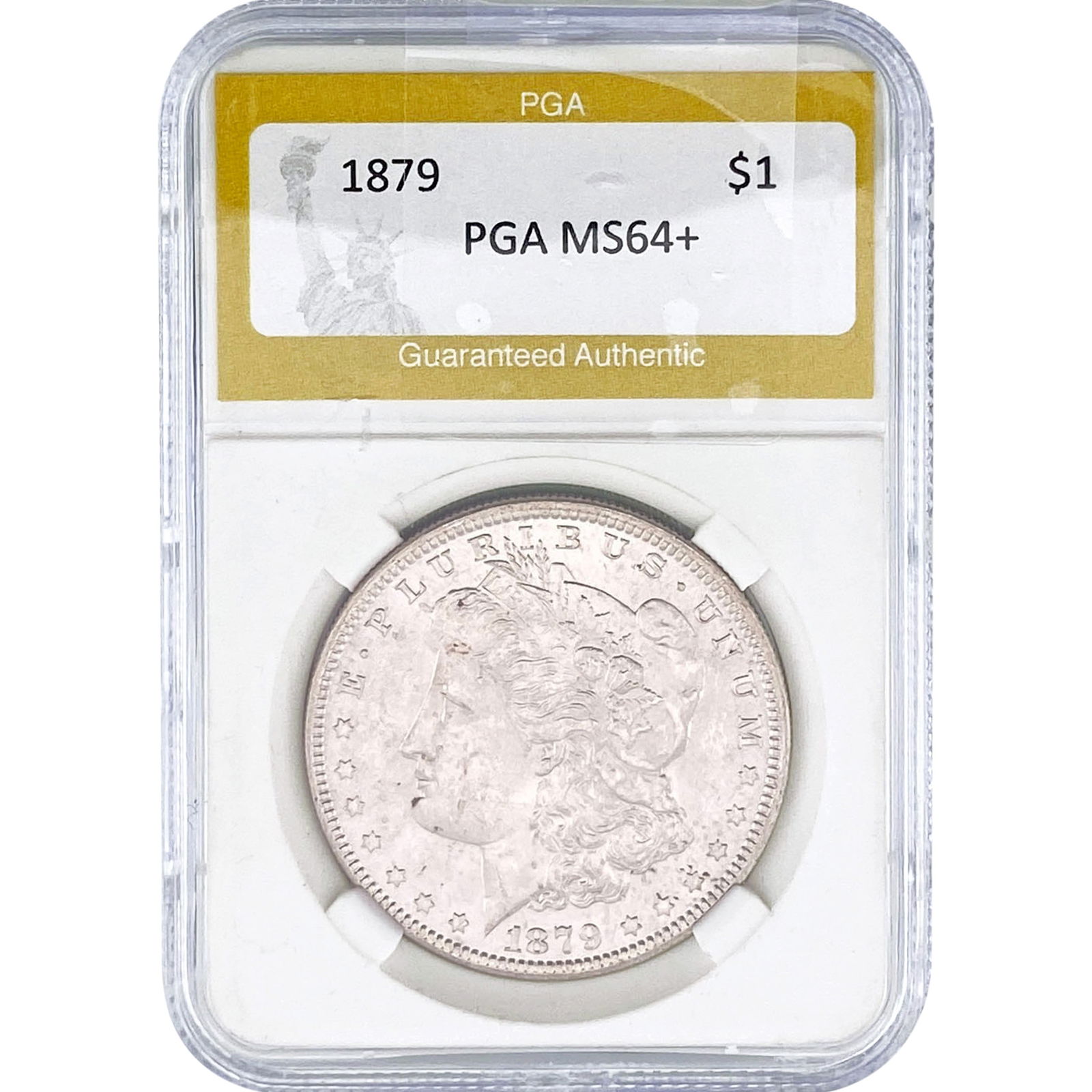 1879 Morgan Silver Dollar PGA MS64+: 1879 Morgan Silver Dollar PGA MS64+