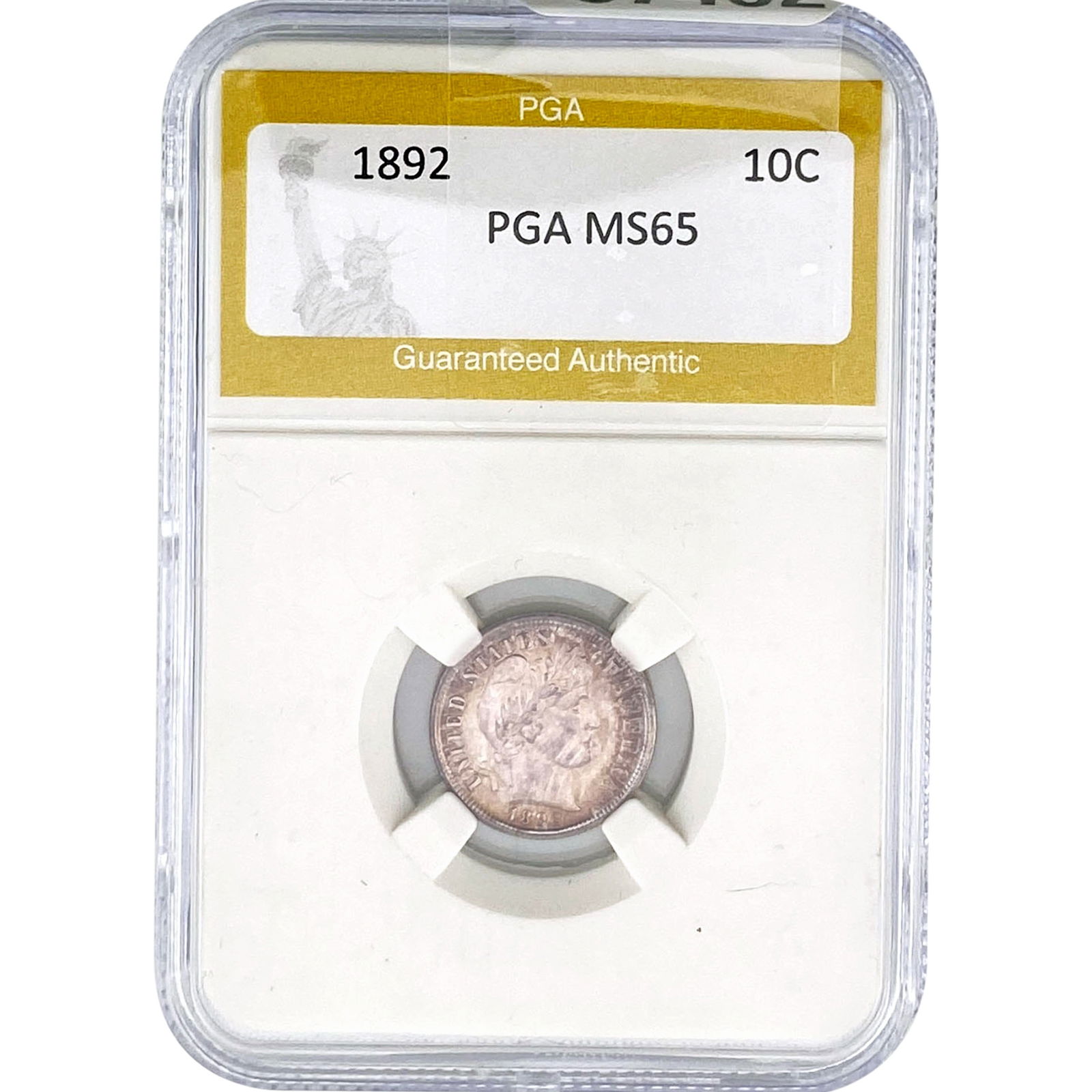 1892 Barber Dime PGA MS65 (1 of 2)