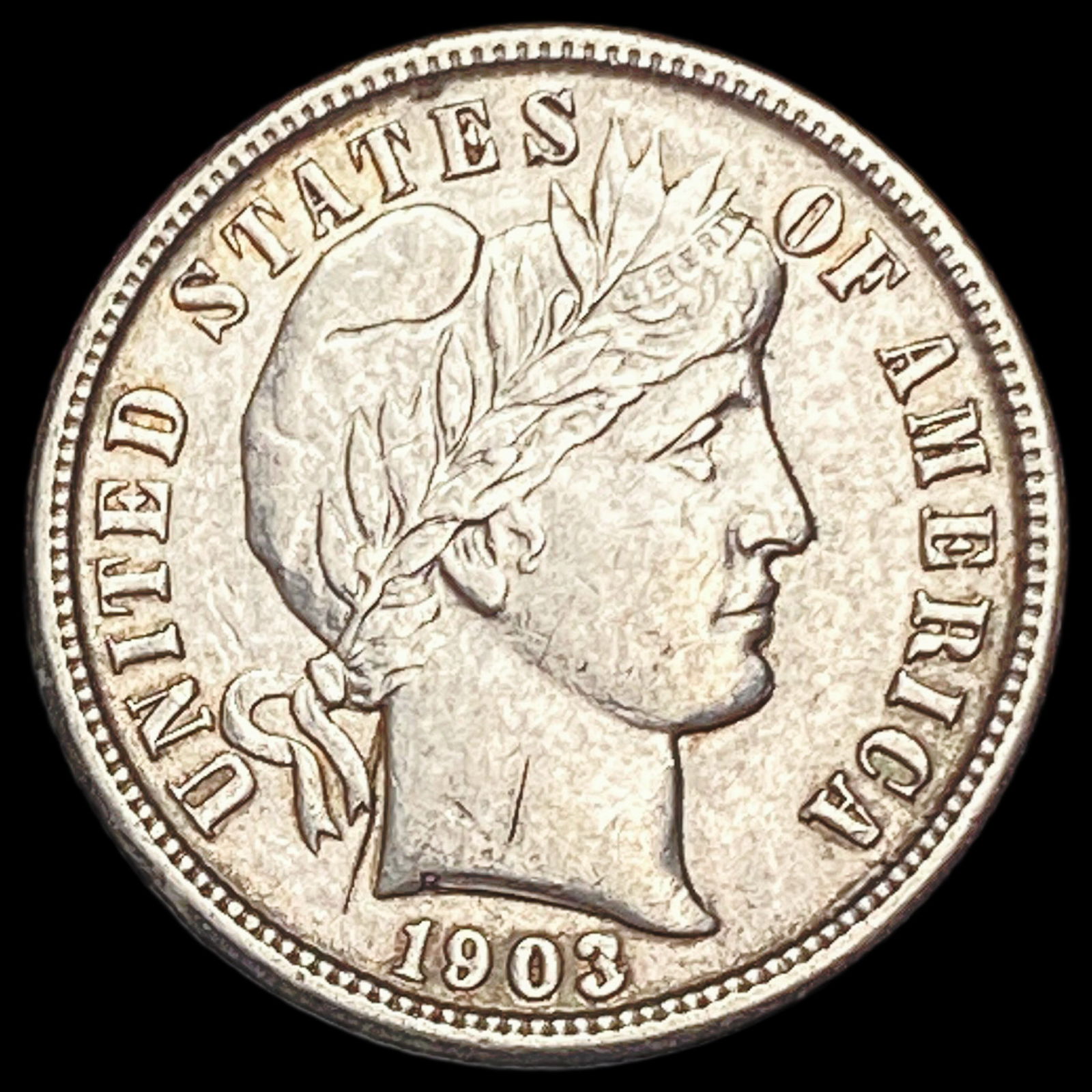 1903 Barber Dime CLOSELY UNCIRCULATED (1 of 2)