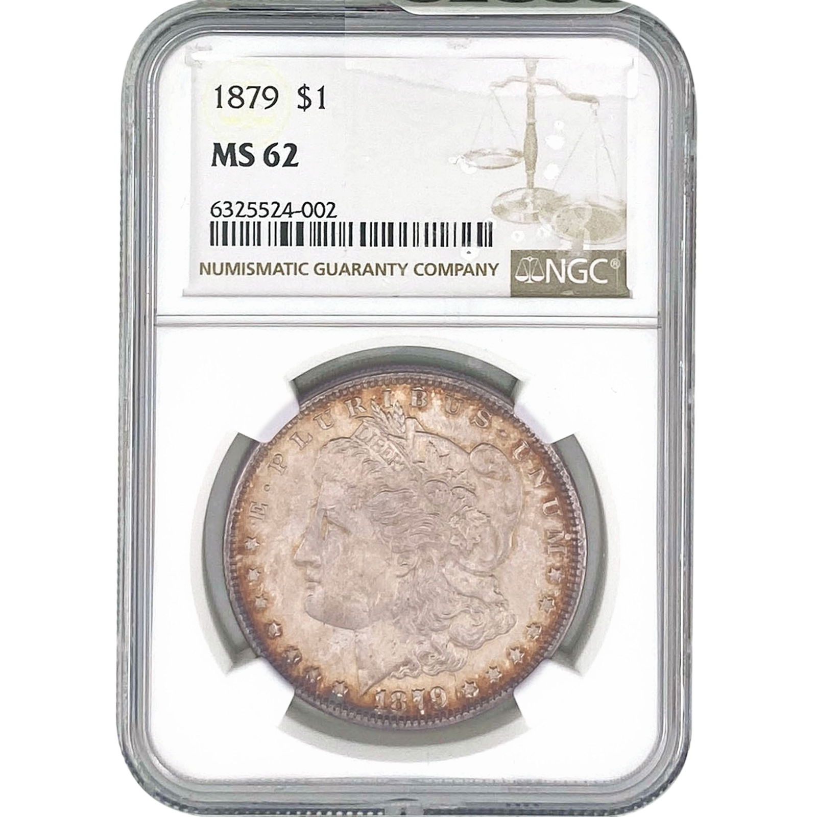1879 Morgan Silver Dollar NGC MS62 (1 of 2)