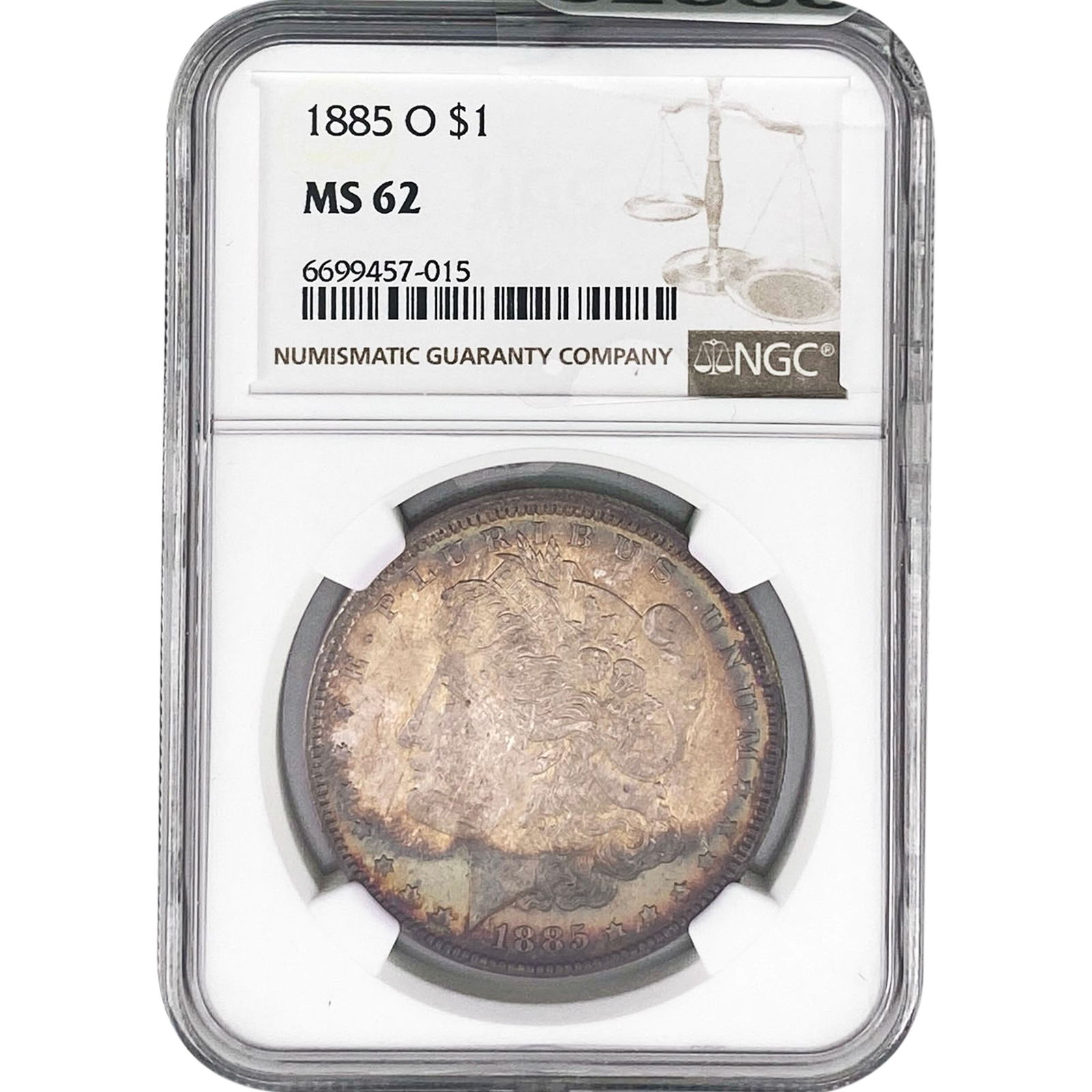 1885-O Morgan Silver Dollar NGC MS62 (1 of 2)