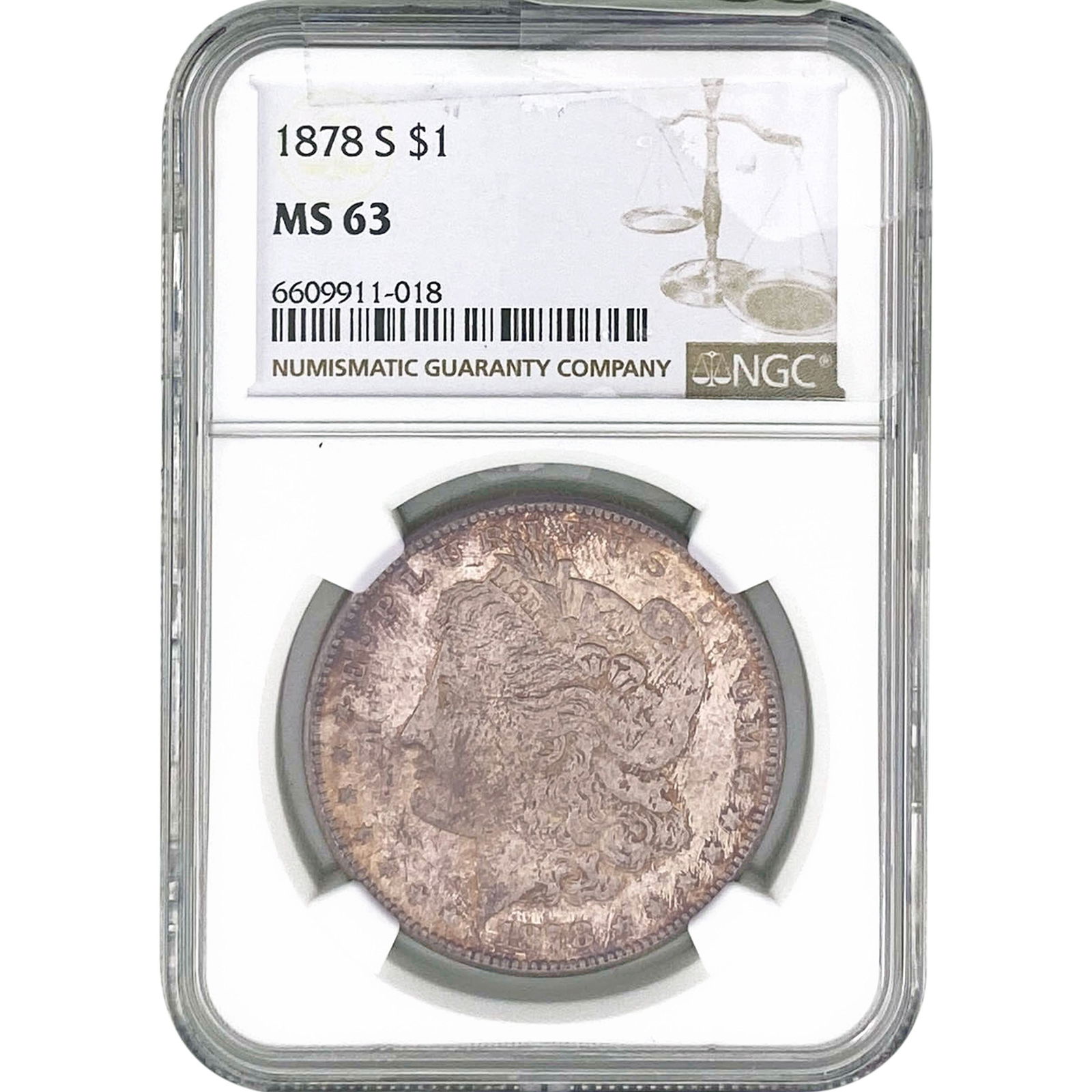 1878-S Morgan Silver Dollar NGC MS63 (1 of 2)