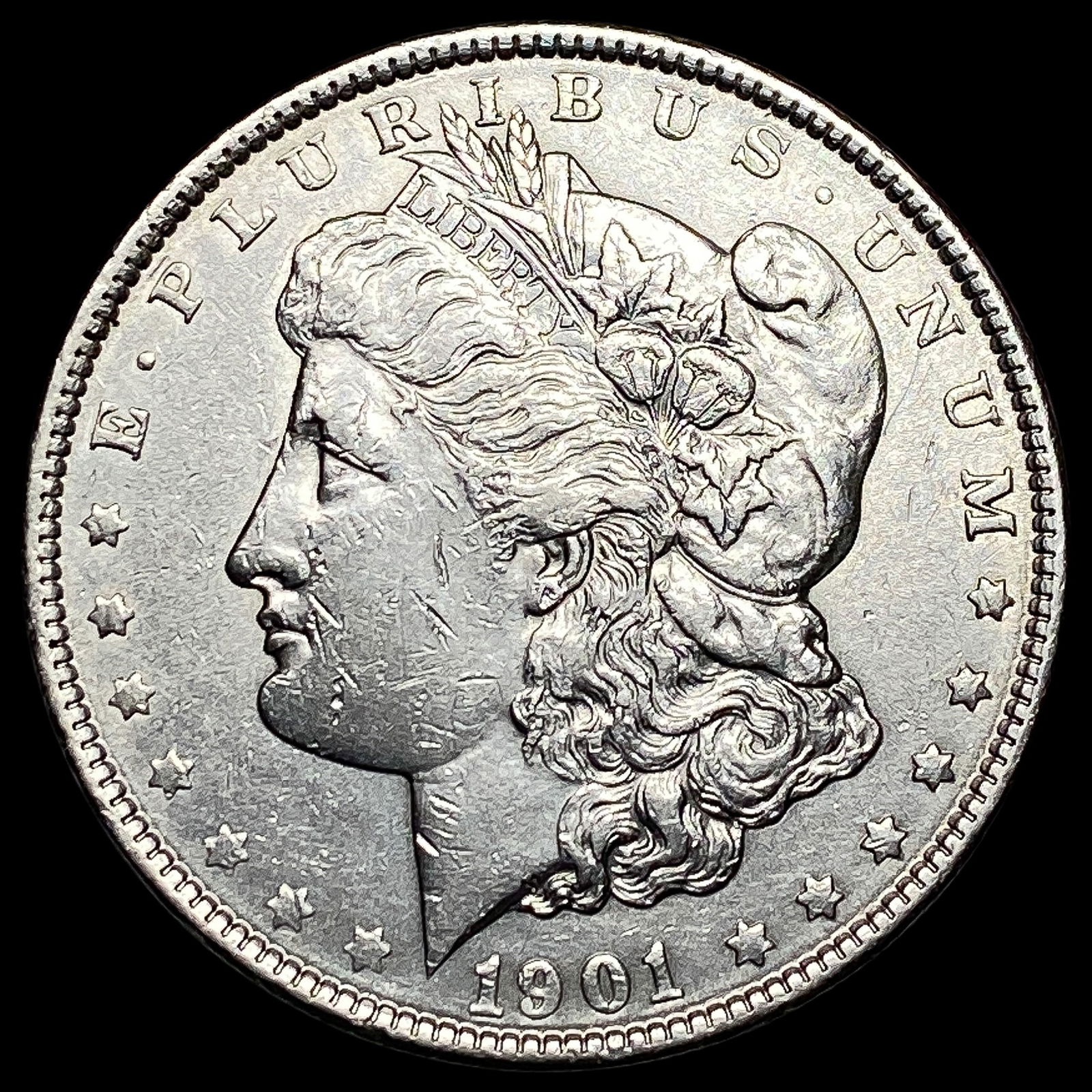 1901 Silver Morgan Dollar CLOSELY UNCIRCULATED (1 of 2)