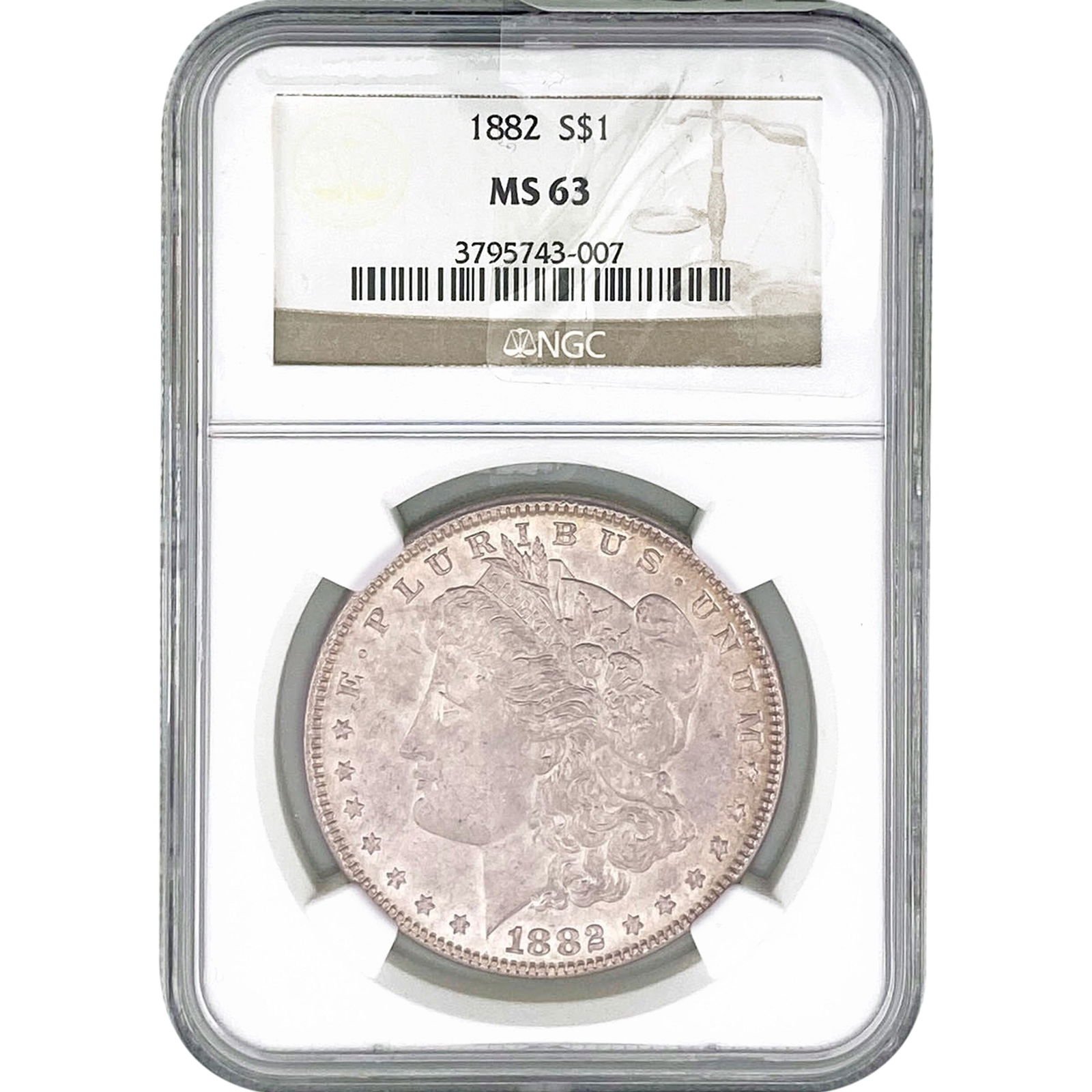 1882 Morgan Silver Dollar NGC MS63 (1 of 2)