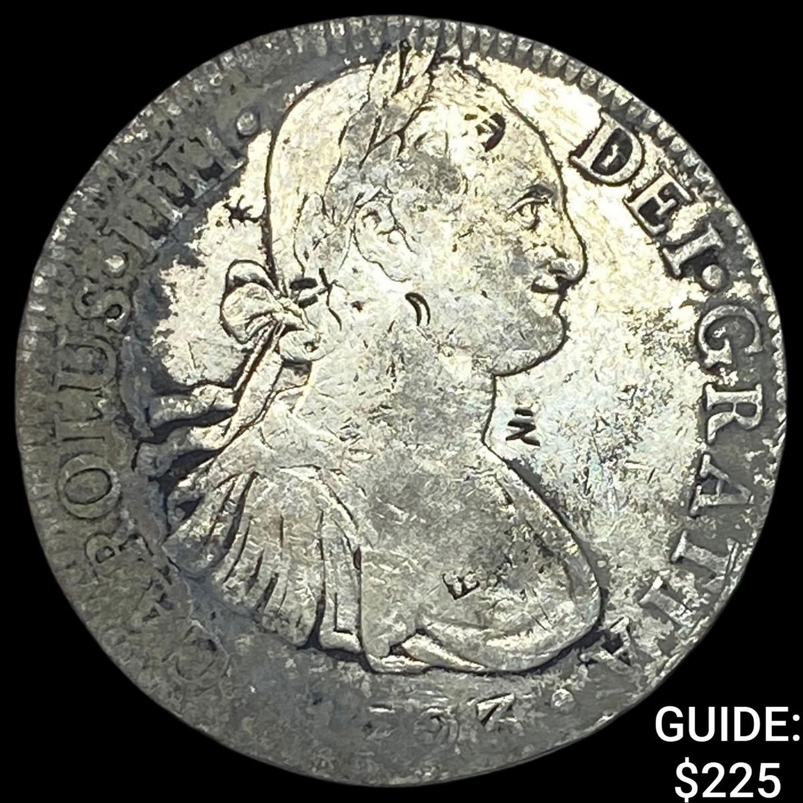 Colonial Spain Silver 8 Reales Chopmarks NEARLY UNCIRCULATED (1 of 2)