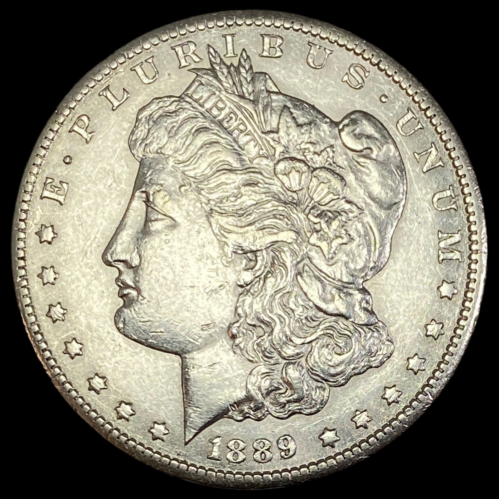 1889-S Silver Morgan Dollar CLOSELY UNCIRCULATED (1 of 2)