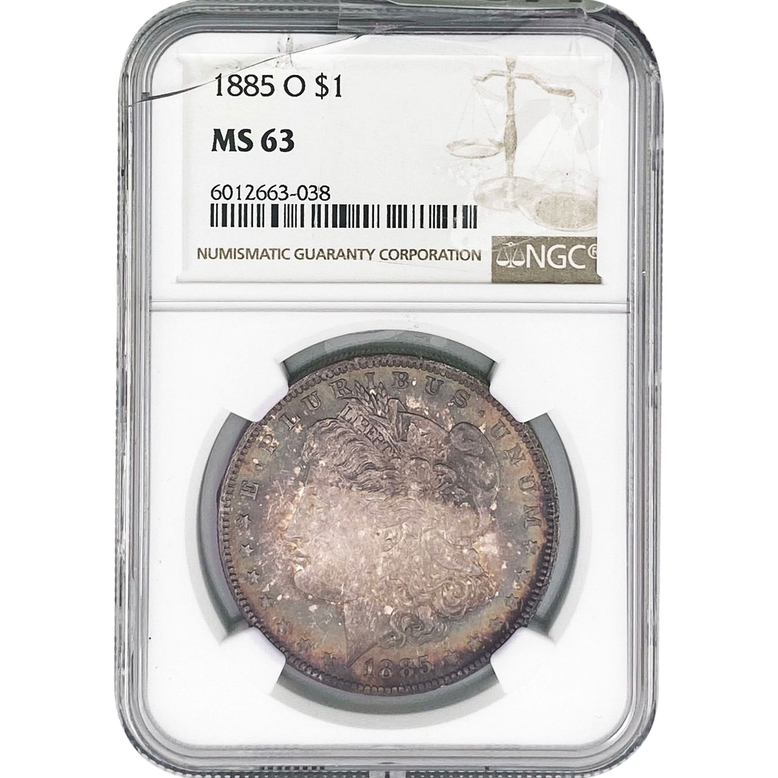 1885-O Morgan Silver Dollar NGC MS63 (1 of 2)