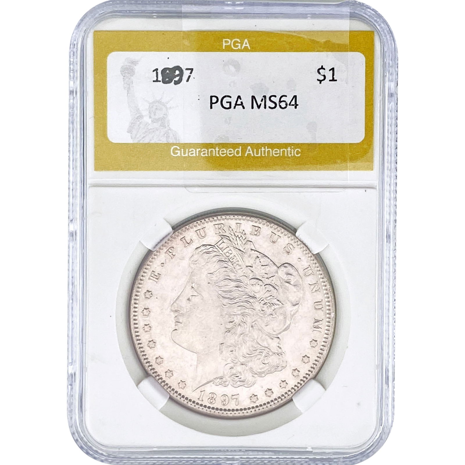 1897 Morgan Silver Dollar PGA MS64 (1 of 2)