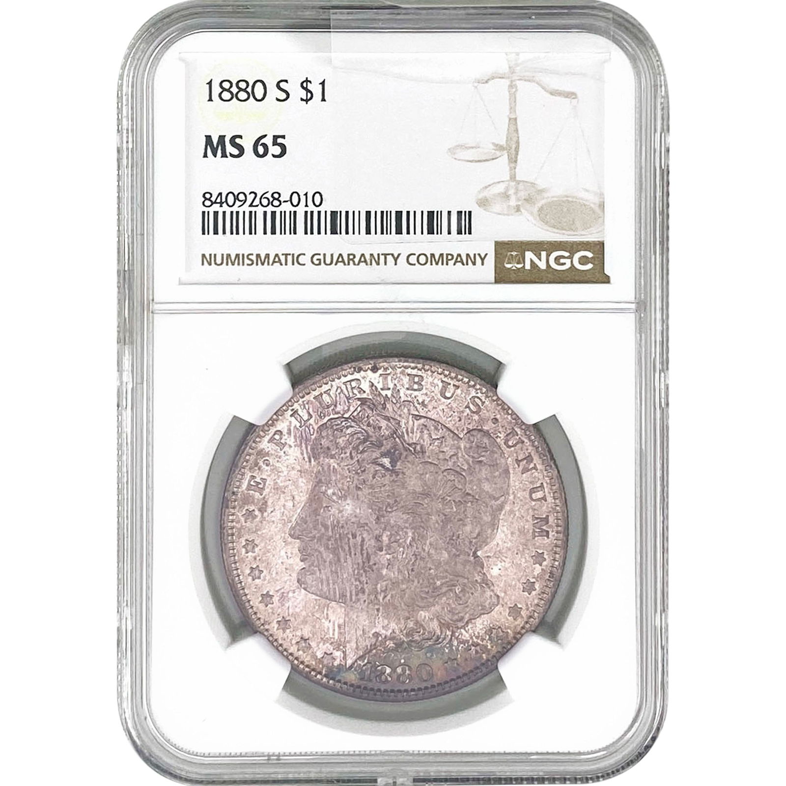 1880-S Morgan Silver Dollar NGC MS65 (1 of 2)