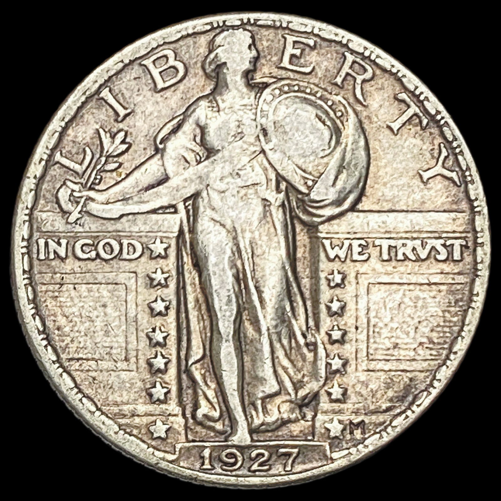 1927 Silver Standing Liberty Quarter LIGHTLY CIRCULATED (1 of 2)