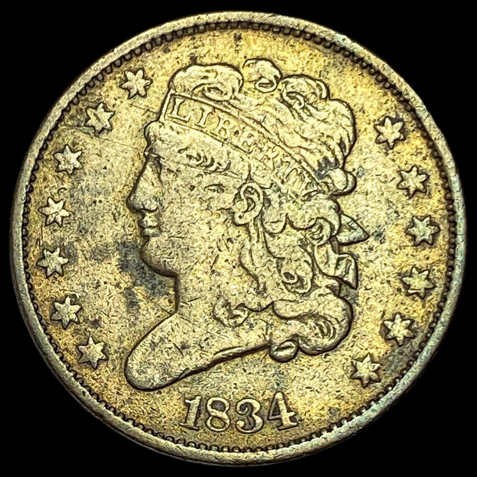 1834 Classic Head Half Cent LIGHTLY CIRCULATED (1 of 2)