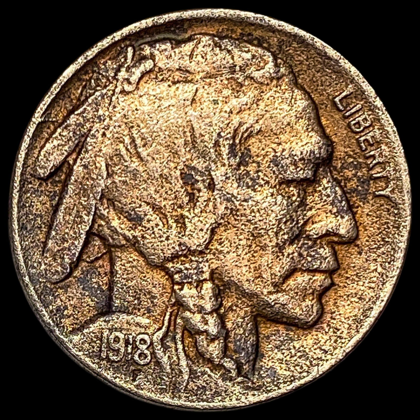 1918-D Buffalo Nickel UNCIRCULATED (1 of 2)