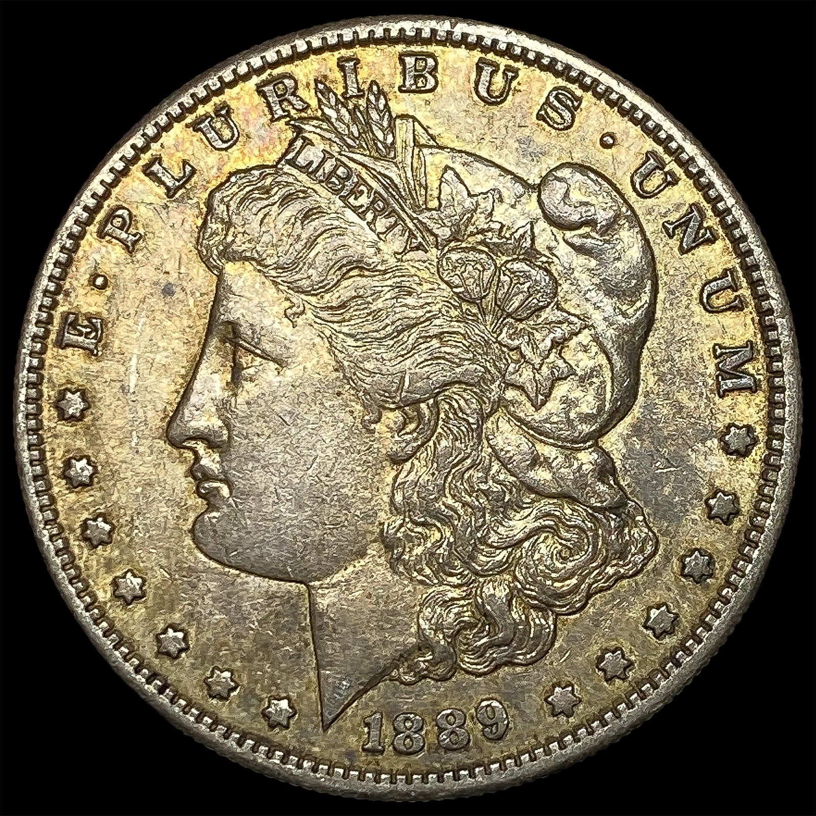 1889-S Silver Morgan Dollar CHOICE AU: 1889-S Silver Morgan Dollar CHOICE AU