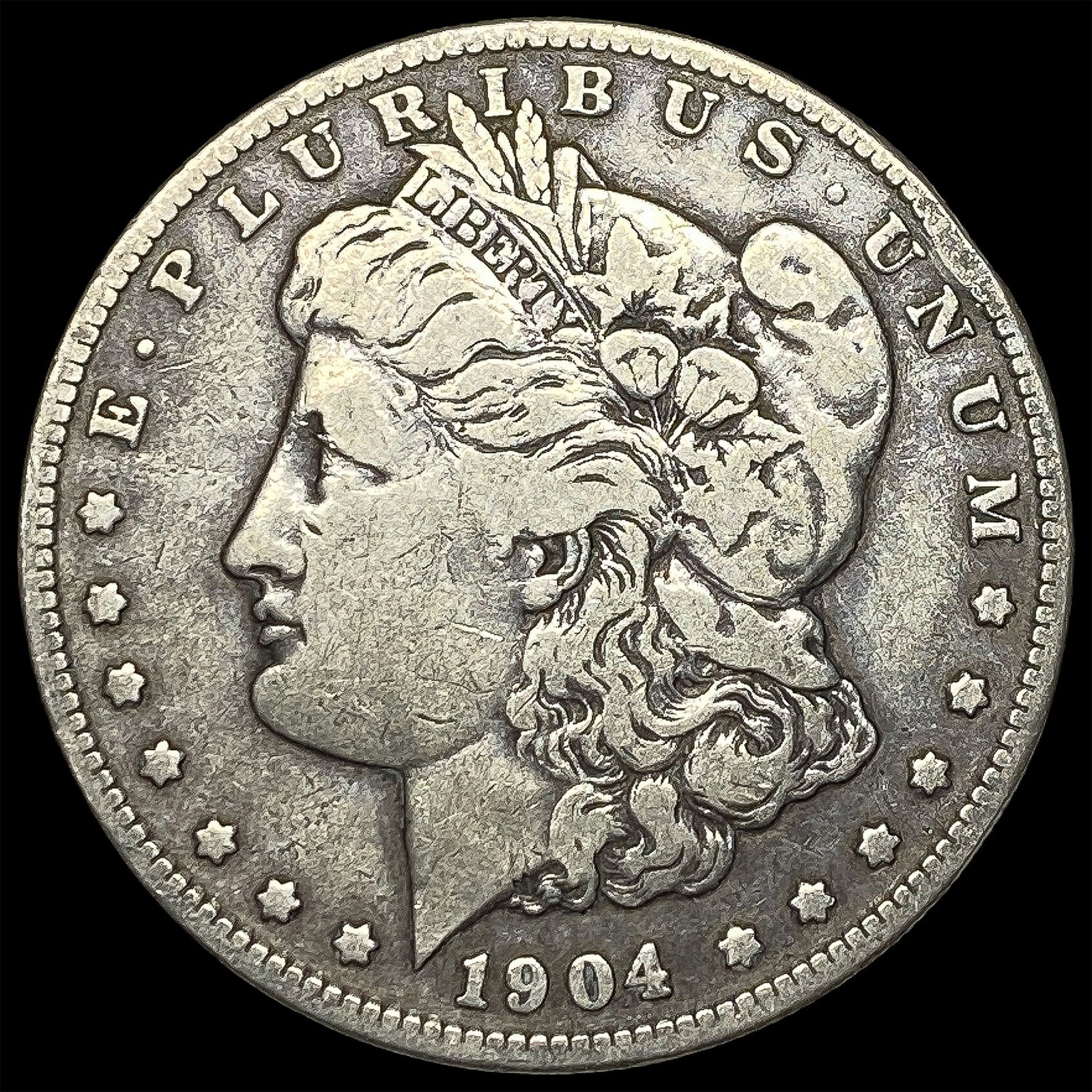 1904-S Silver Morgan Dollar LIGHTLY CIRCULATED (1 of 2)