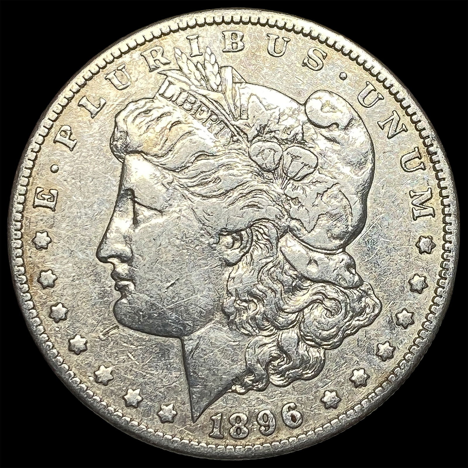 1896-S Silver Morgan Dollar NEARLY UNCIRCULATED (1 of 2)