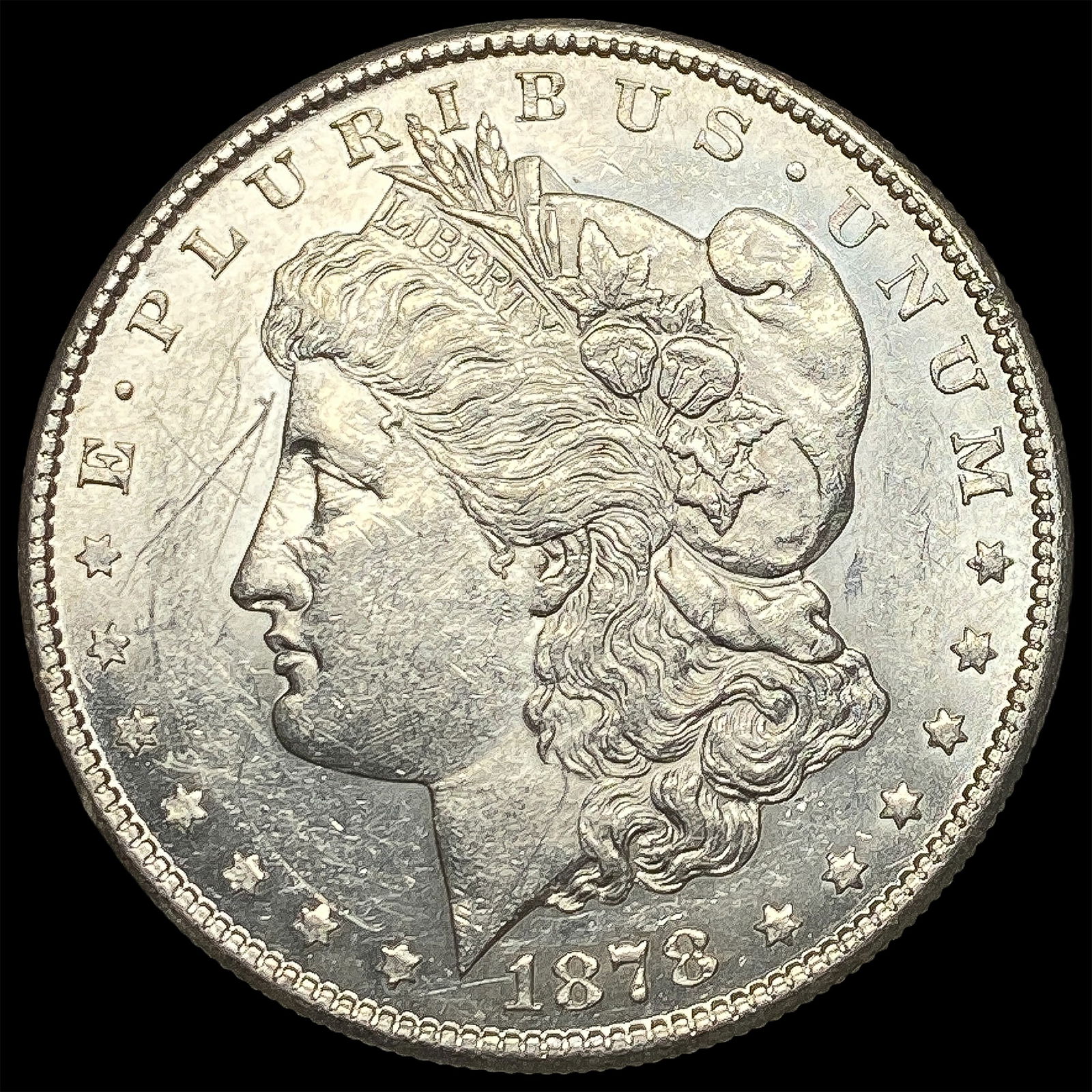 1878-S Silver Morgan Dollar CHOICE AU (1 of 2)