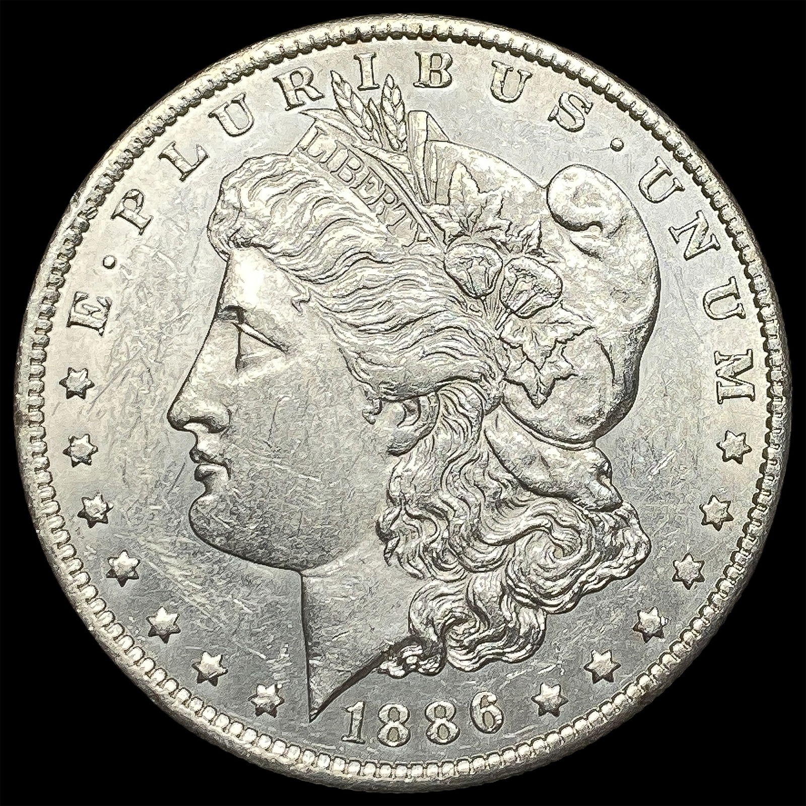 1886 Silver Morgan Dollar CHOICE AU (1 of 2)