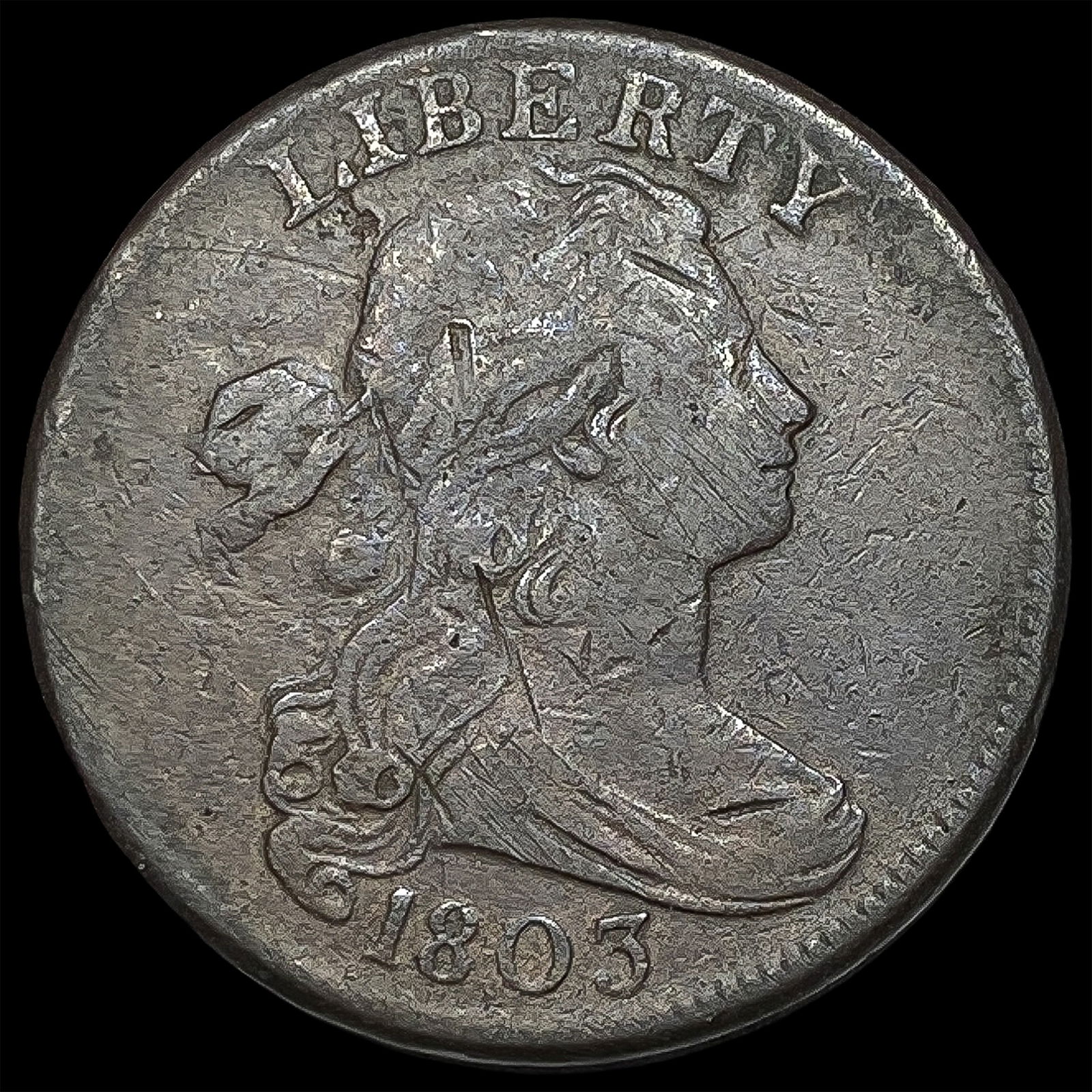 1803 Draped Bust Large Cent LIGHTLY CIRCULATED (1 of 2)