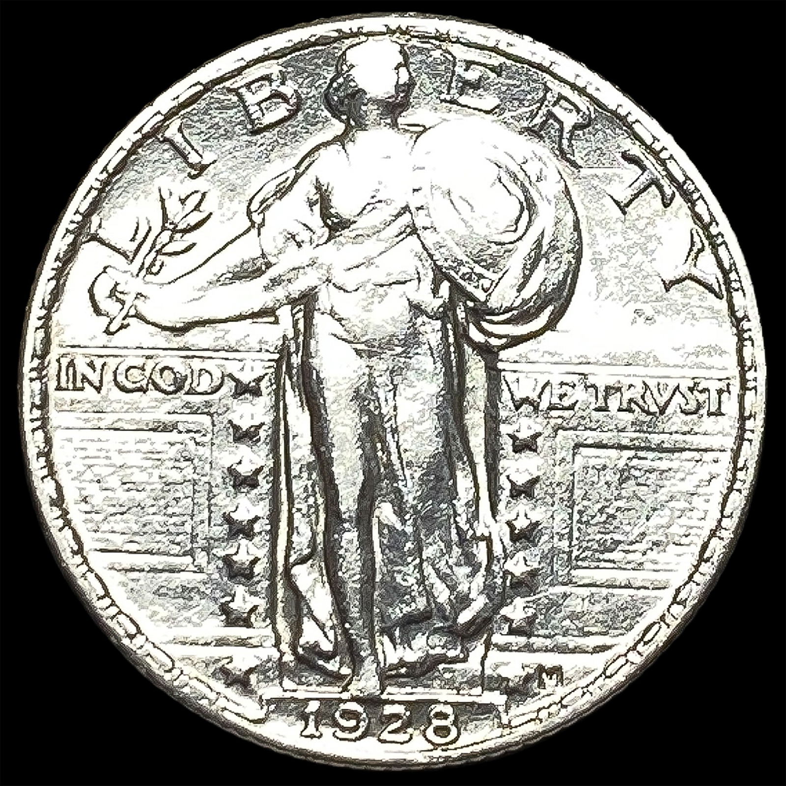 1928 Standing Liberty Quarter CLOSELY UNCIRCULATED (1 of 2)