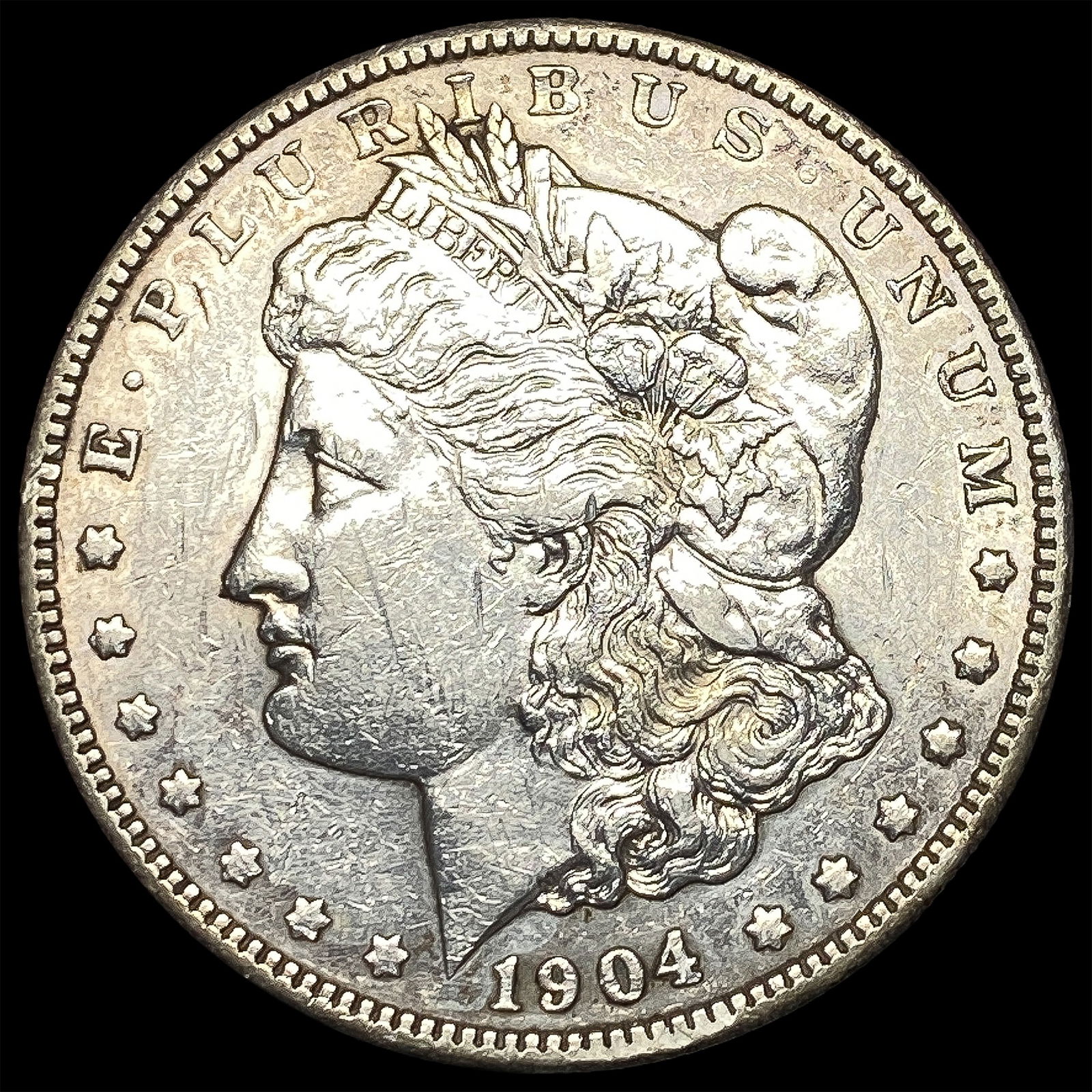 1904-O Silver Morgan Dollar CLOSELY UNCIRCULATED (1 of 2)