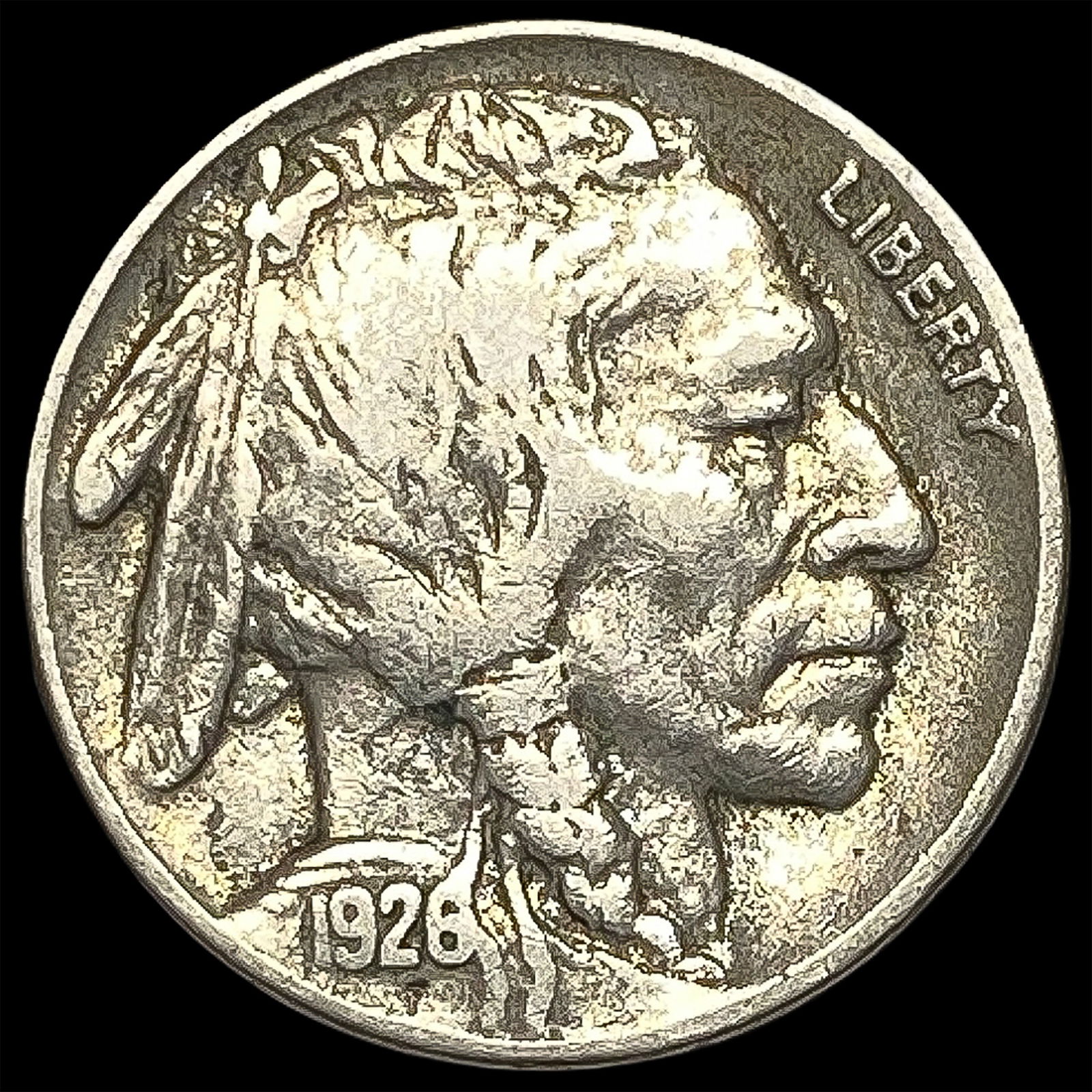 1928-S Nickel Buffalo Five Cents NEARLY UNCIRCULATED (1 of 2)