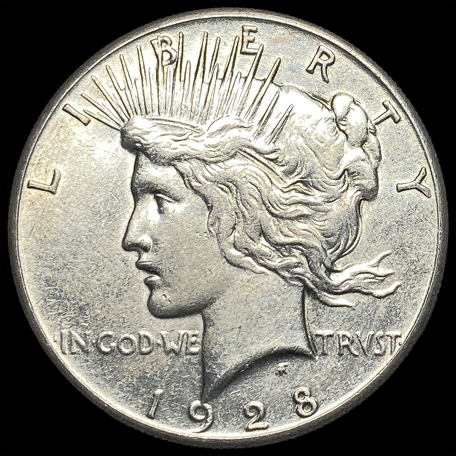1928 Peace Silver Dollar CLOSELY UNCIRCULATED (1 of 2)