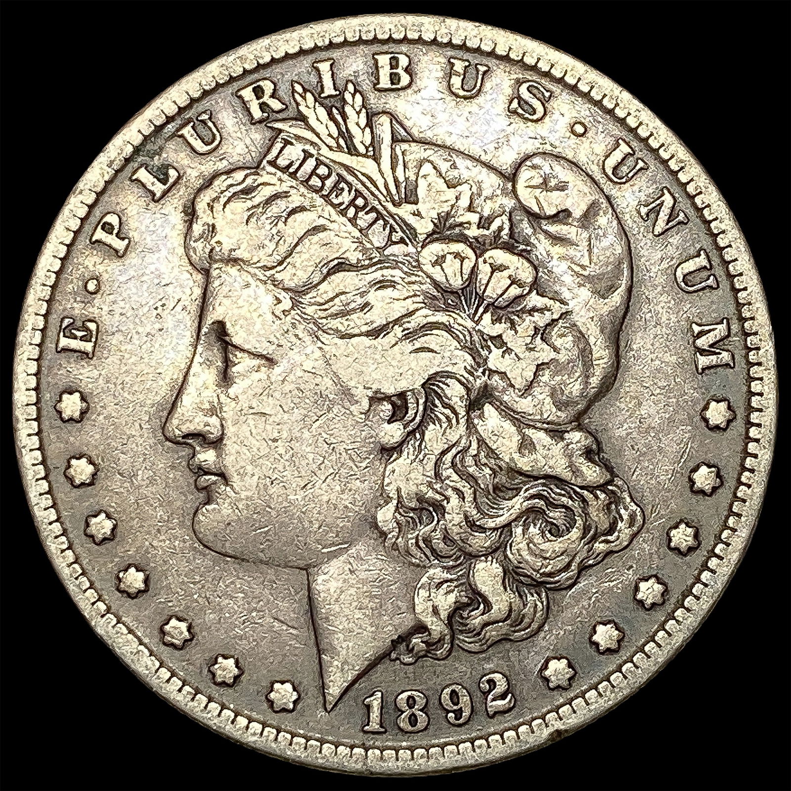 1892-S Silver Morgan Dollar LIGHTLY CIRCULATED (1 of 2)