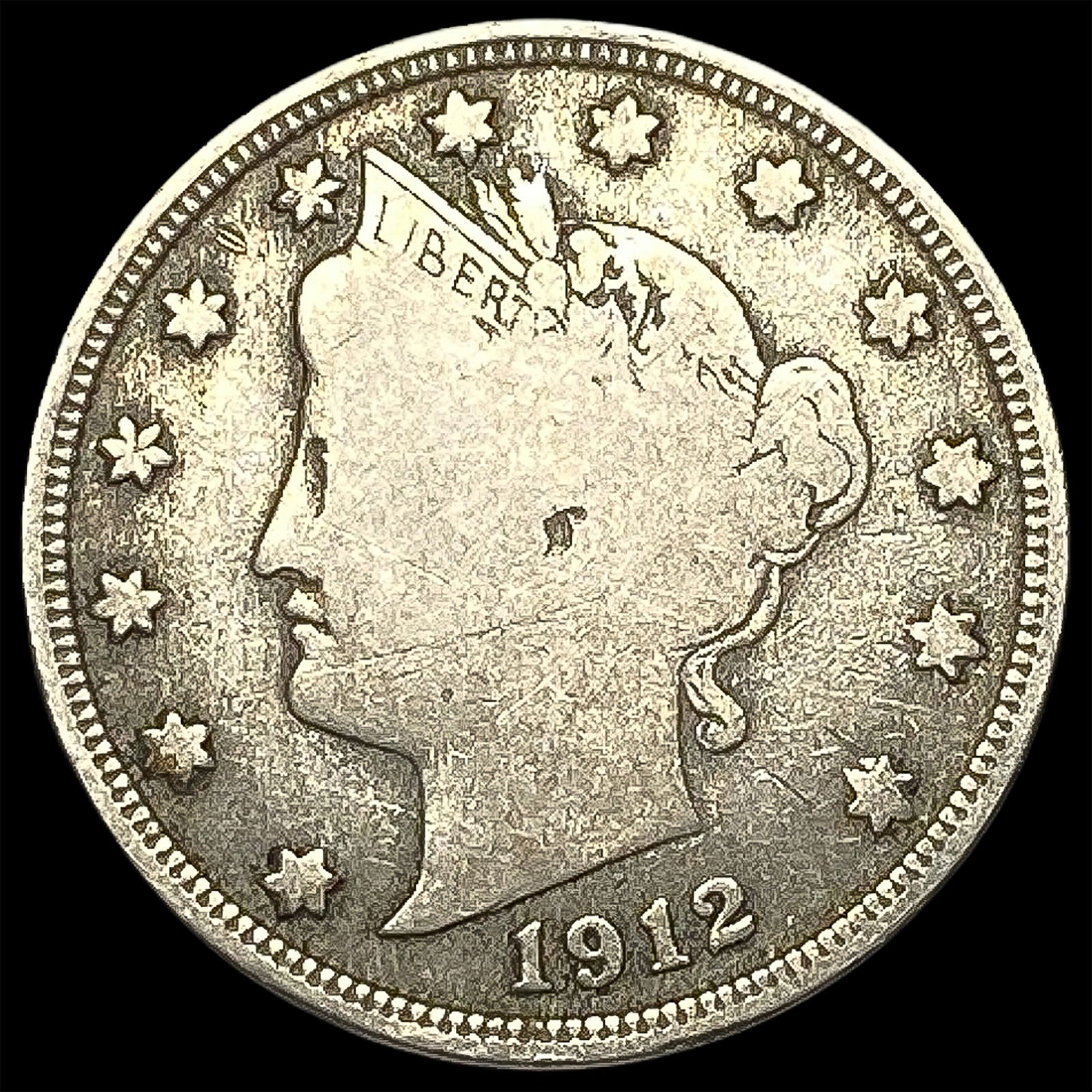 1912 Liberty Head Nickel NICELY CIRCULATED (1 of 2)
