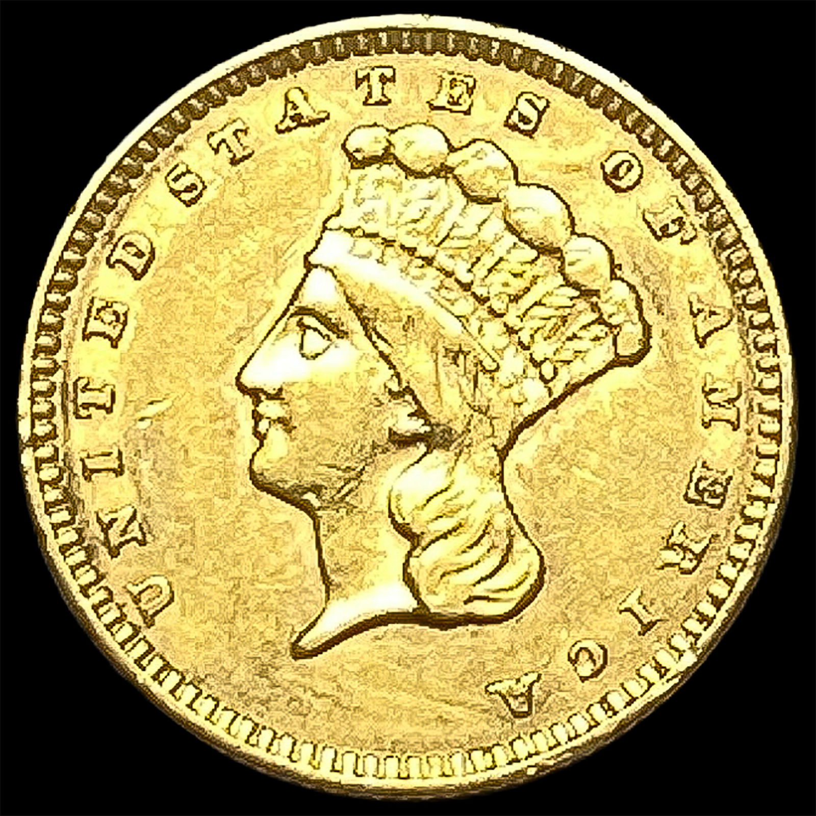 1856 Gold $1 Indian Head Type 2 CLOSELY UNCIRCULATED (1 of 2)