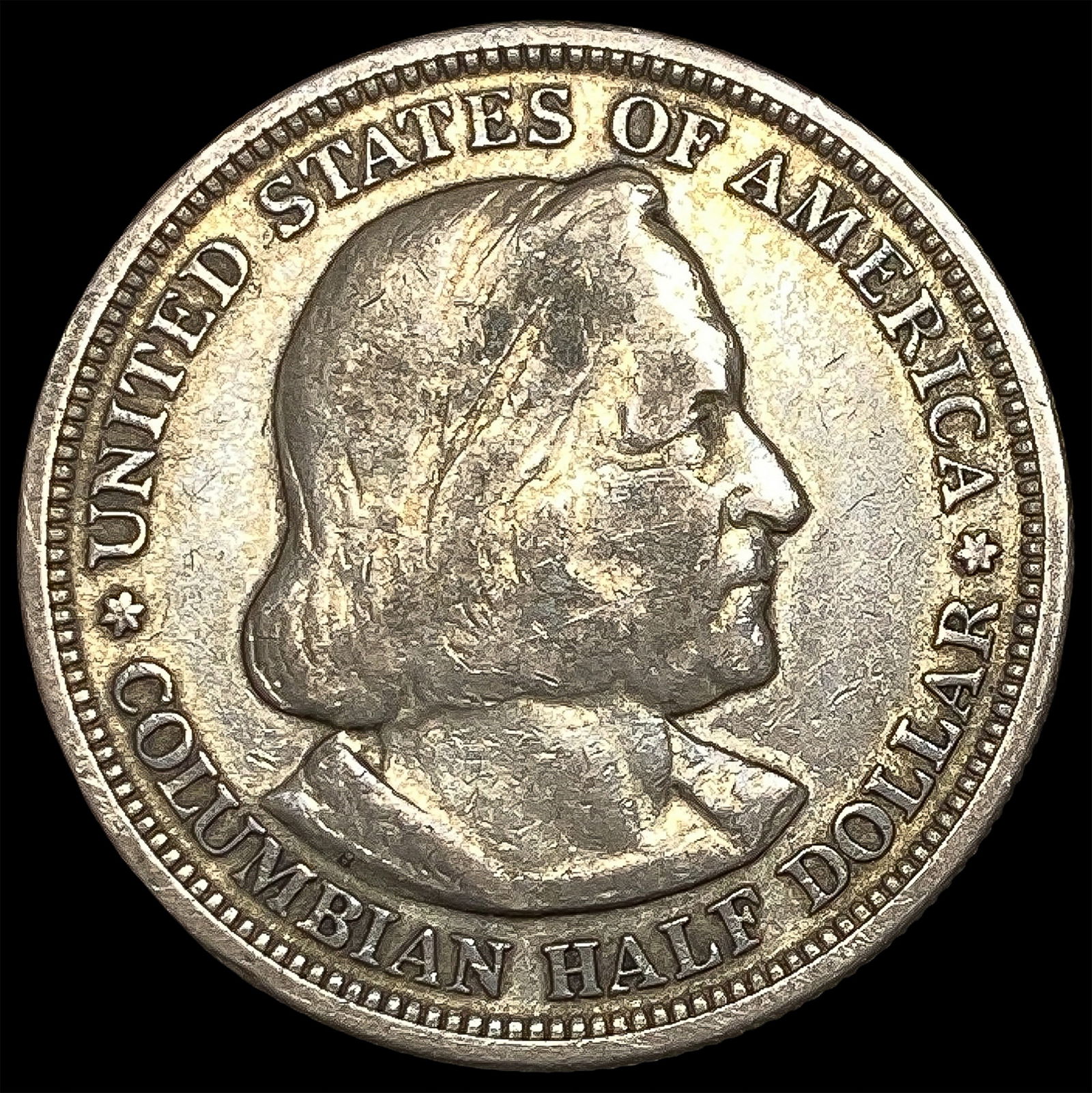 1893 Silver Columbian Half Dollar NEARLY UNCIRCULATED (1 of 2)
