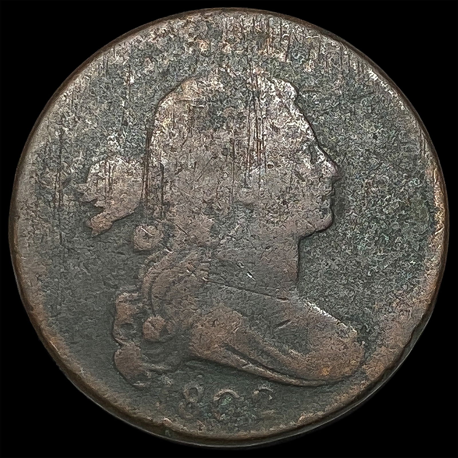 1802 Draped Bust Large Cent NICELY CIRCULATED (1 of 2)
