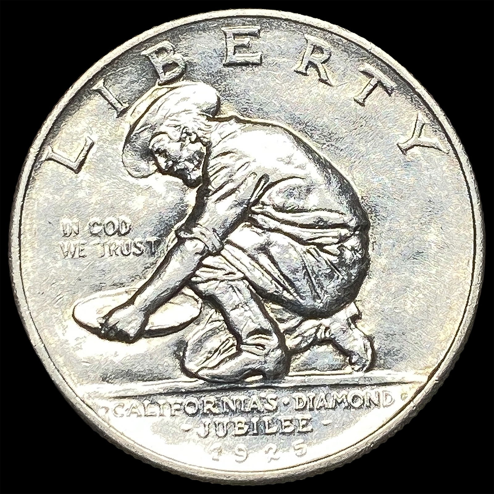 1925 Silver California Diamond Jubilee Half Dollar CLOSELY UNCIRCULATED (1 of 2)