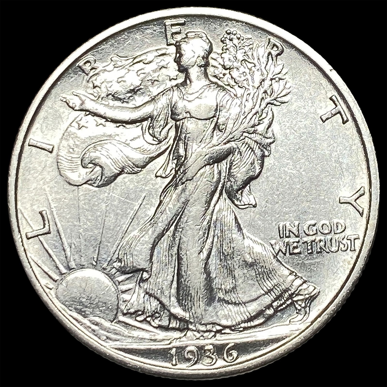 1936 Walking Liberty Half Dollar CLOSELY UNCIRCULATED (1 of 2)