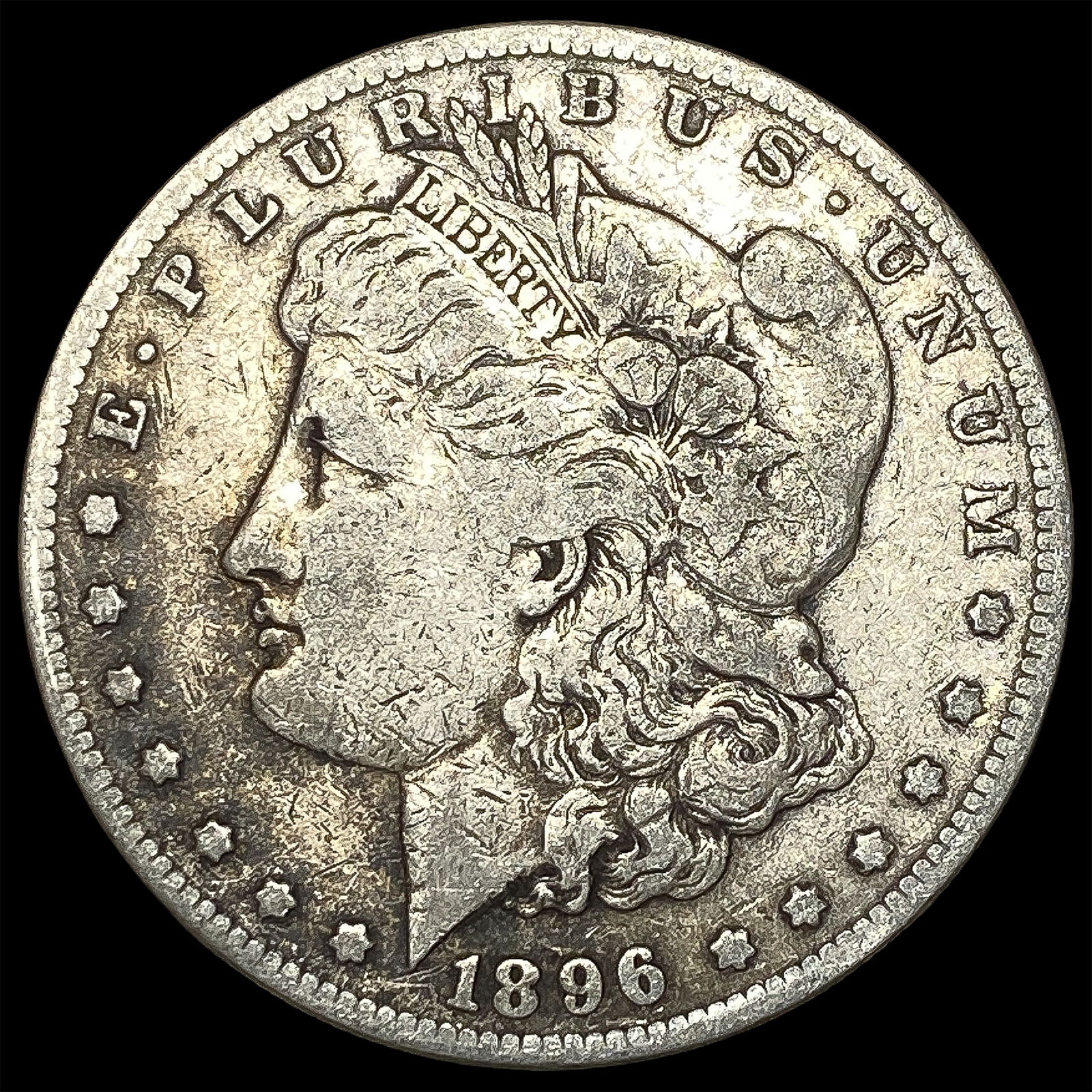 1896-S Silver Morgan Dollar LIGHTLY CIRCULATED (1 of 2)