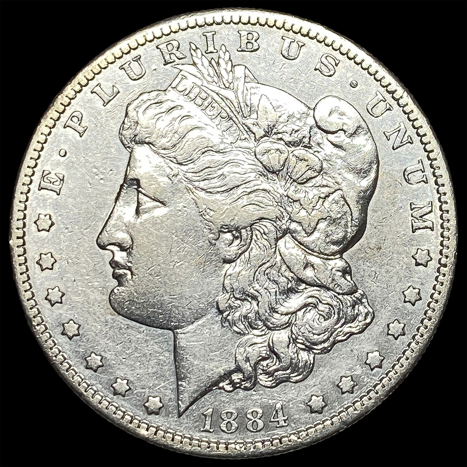 1884-S Silver Morgan Dollar NEARLY UNCIRCULATED (1 of 2)