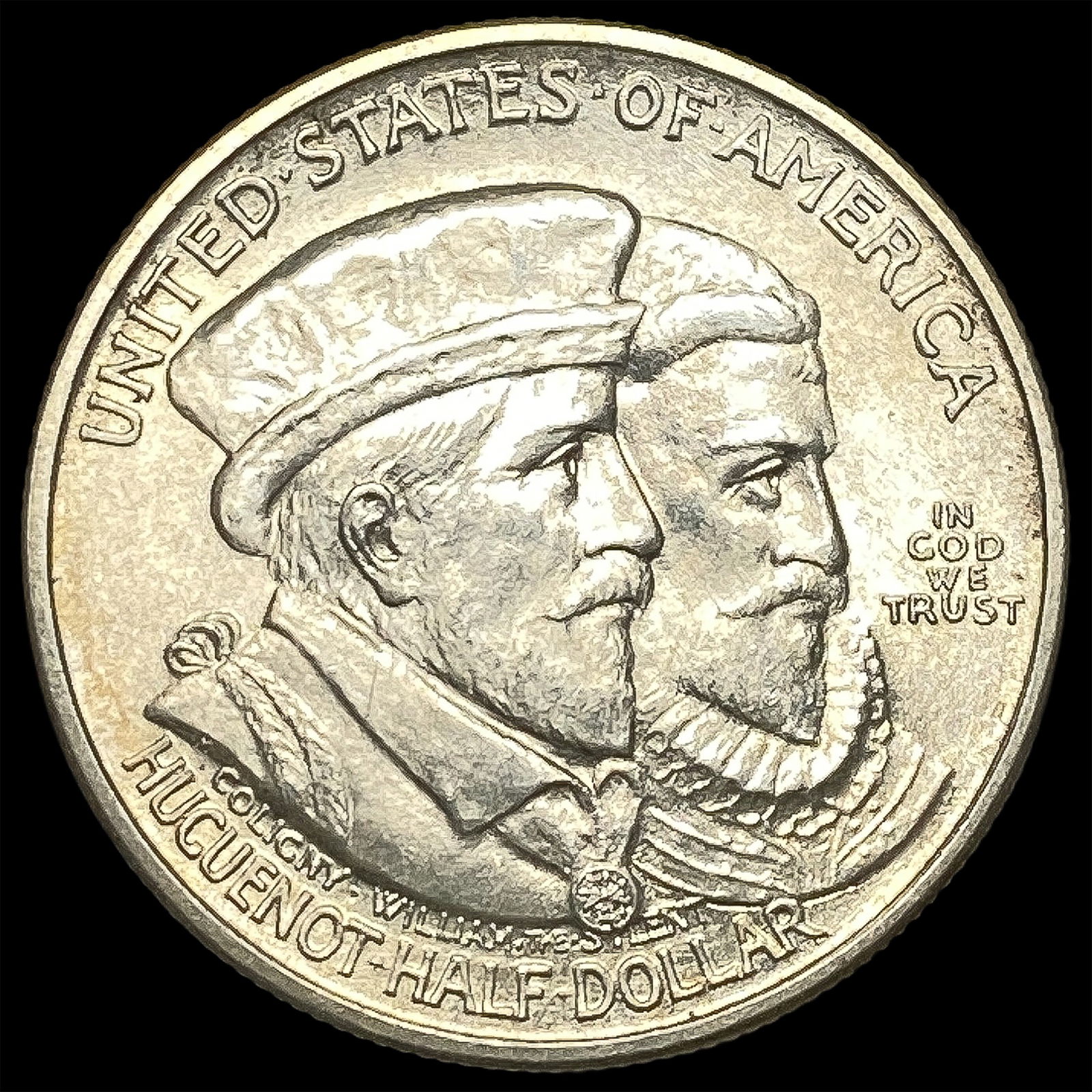 1924 Silver Huguenot-Walloon Half Dollar CHOICE BU (1 of 2)