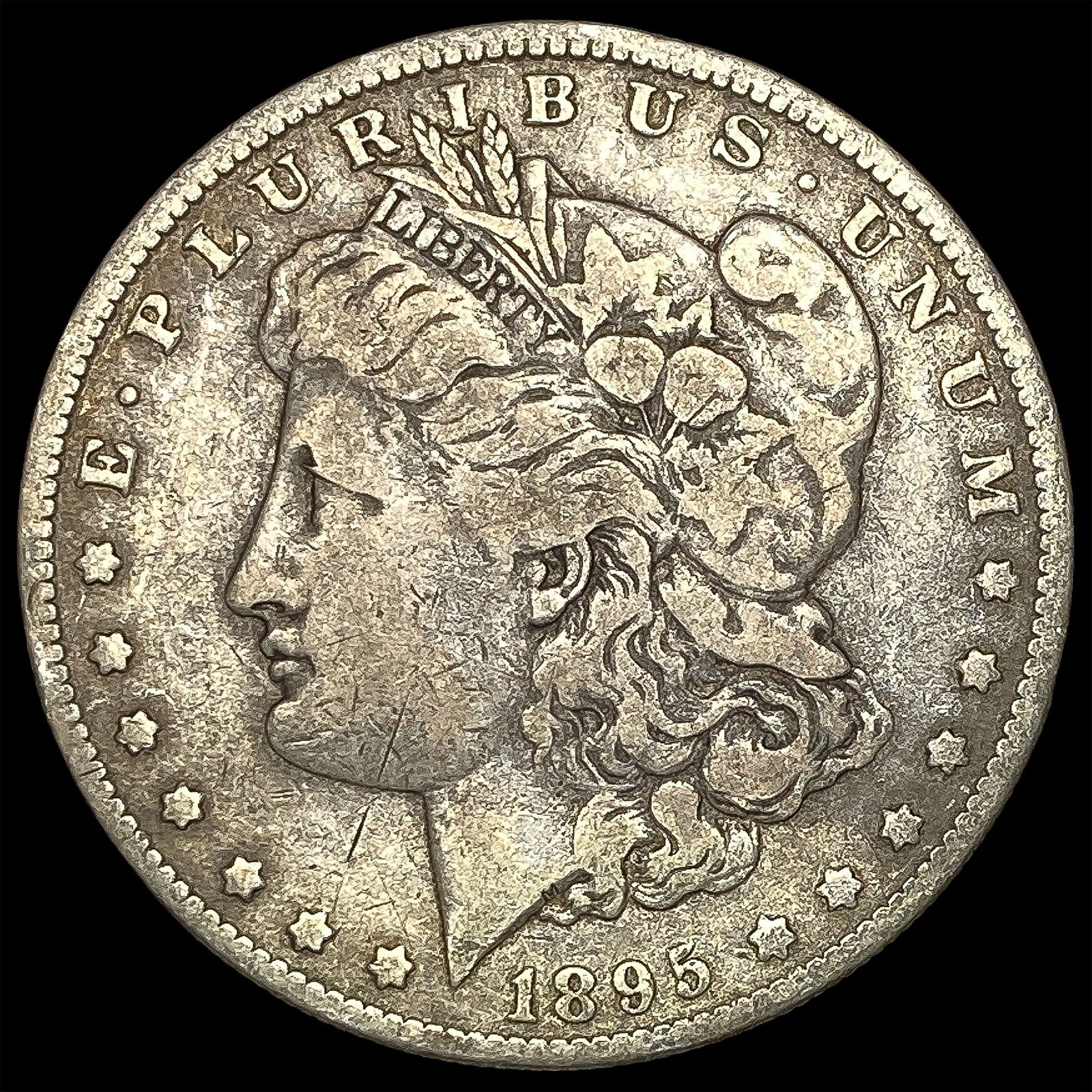1895-O Silver Morgan Dollar LIGHTLY CIRCULATED (1 of 2)