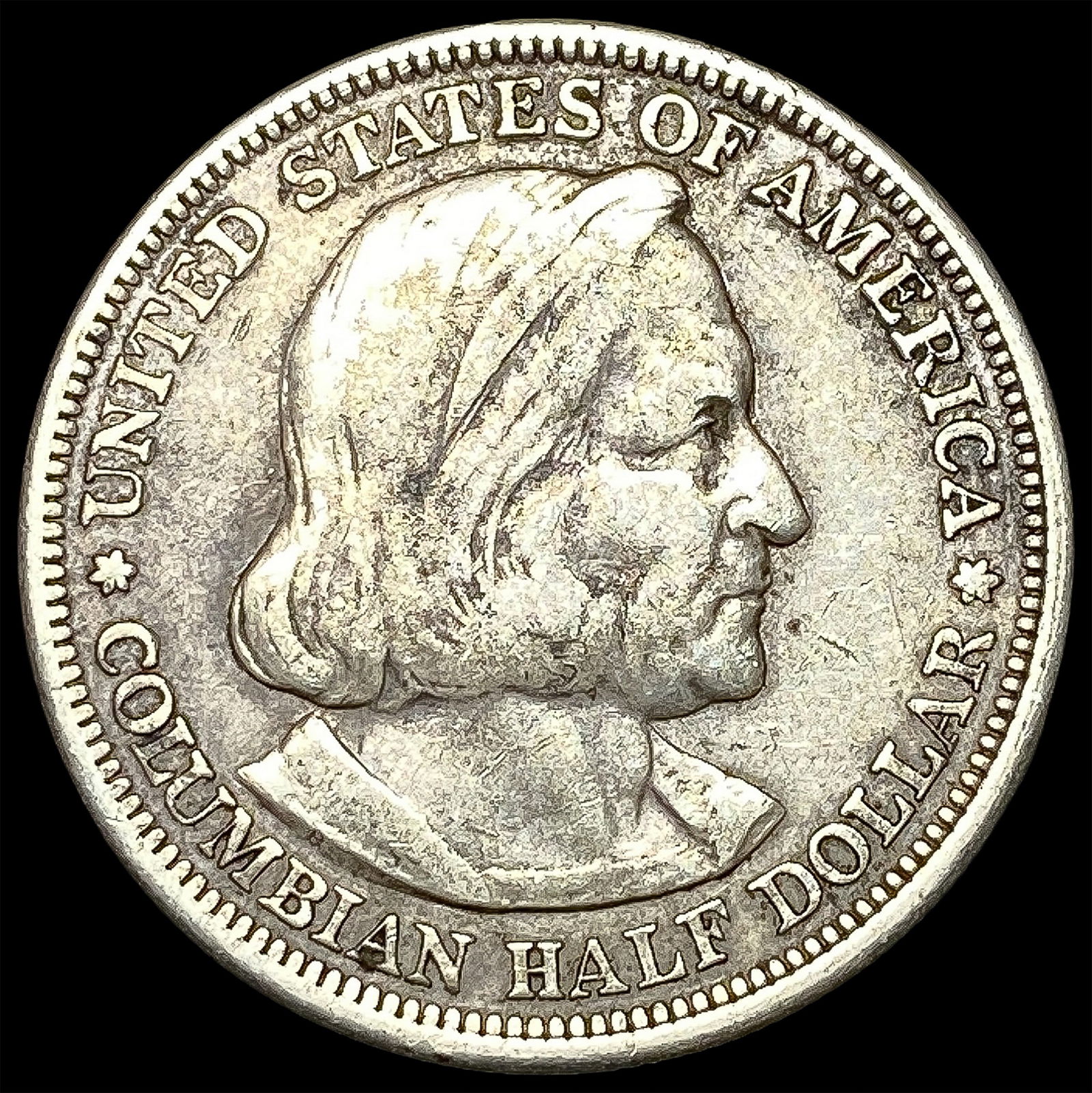 1893 Silver Columbian Half Dollar NEARLY UNCIRCULATED (1 of 2)