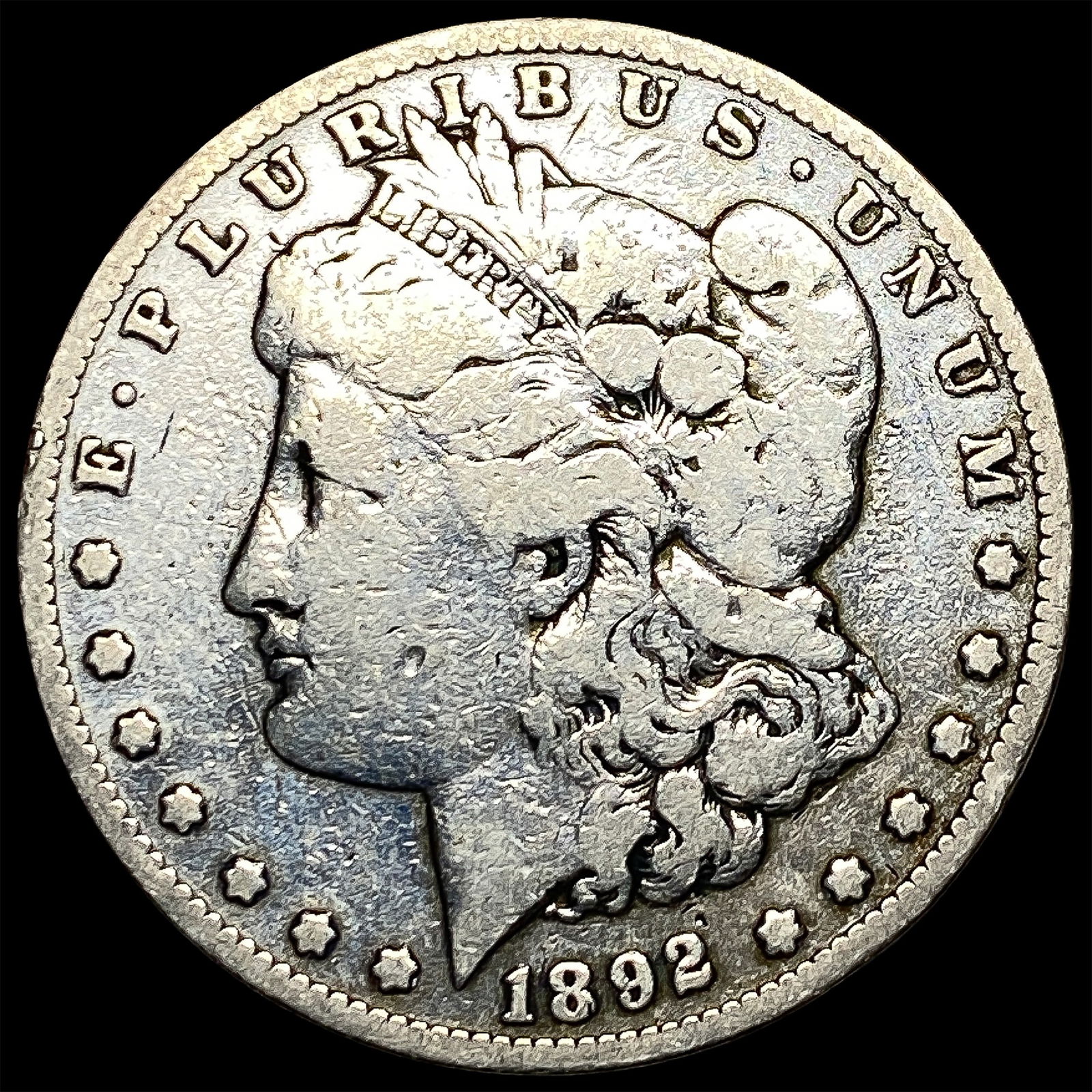 1892-S Silver Morgan Dollar NICELY CIRCULATED (1 of 2)
