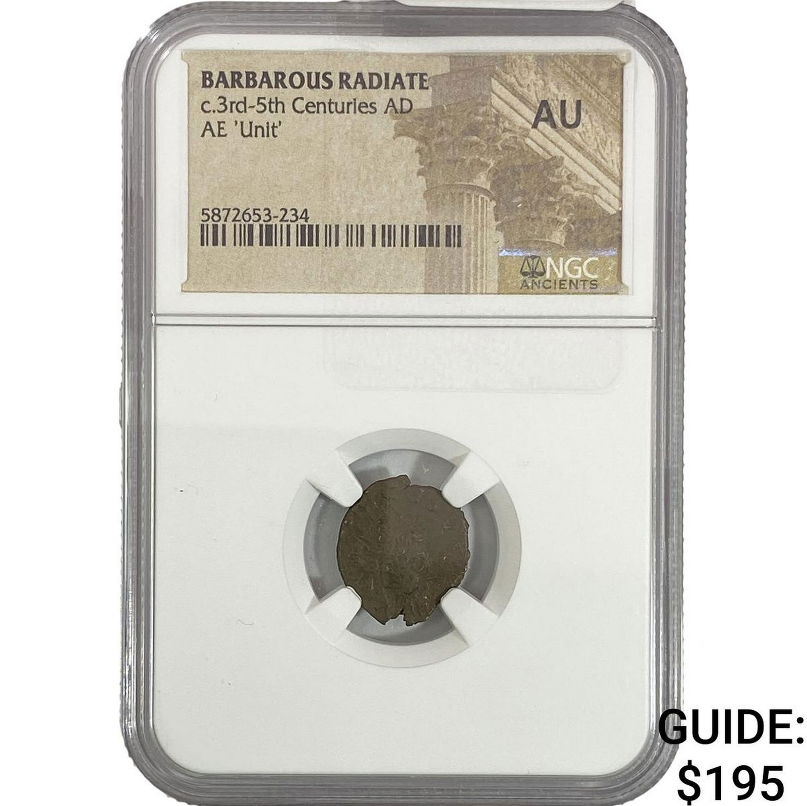 Barbarous Radiate c.3rd-5th Centuries AD AE 'Unit' NGC AU: Barbarous Radiate c.3rd-5th Centuries AD AE 'Unit' NGC AU